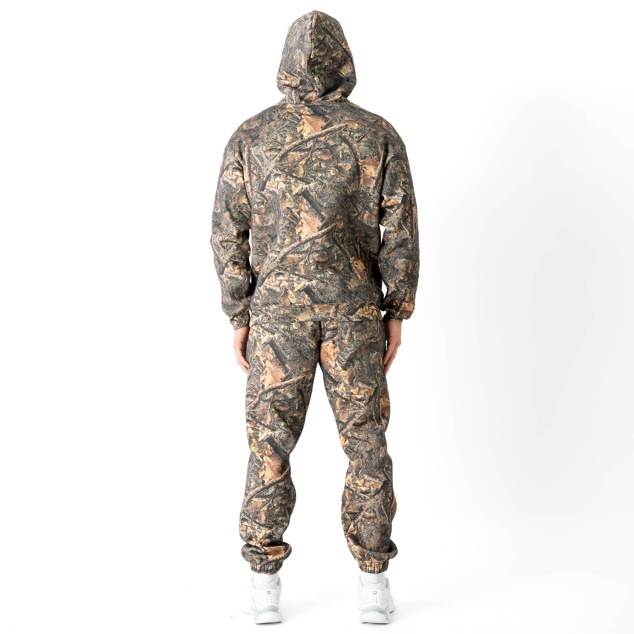 OVERSIZED LUX "SCRIPT" HOODIE - CAMO / GREEN - Image 4