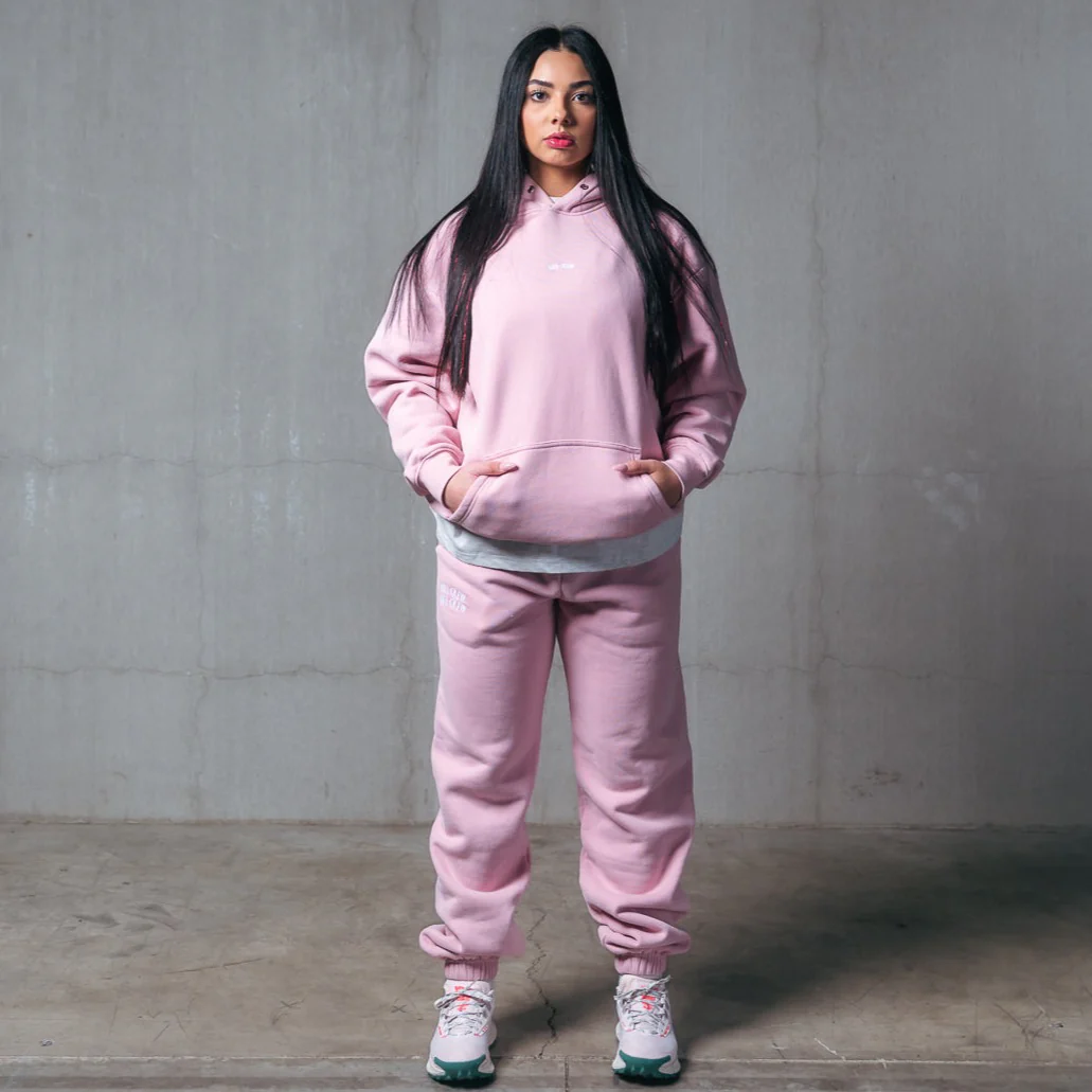 OVERSIZED LUX "SIMPLE" HOODIE - ROSÉ - Image 5