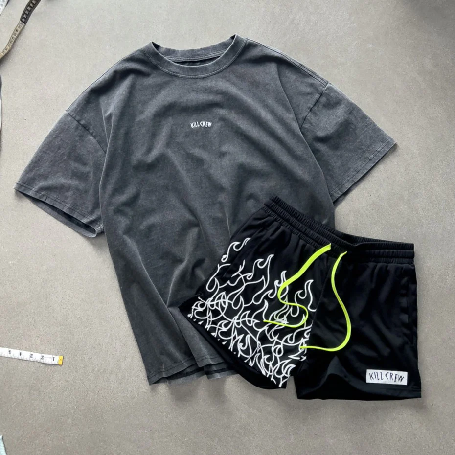 RELAXED FIT LUX "SIMPLE" T-SHIRT - BLACK - Image 4