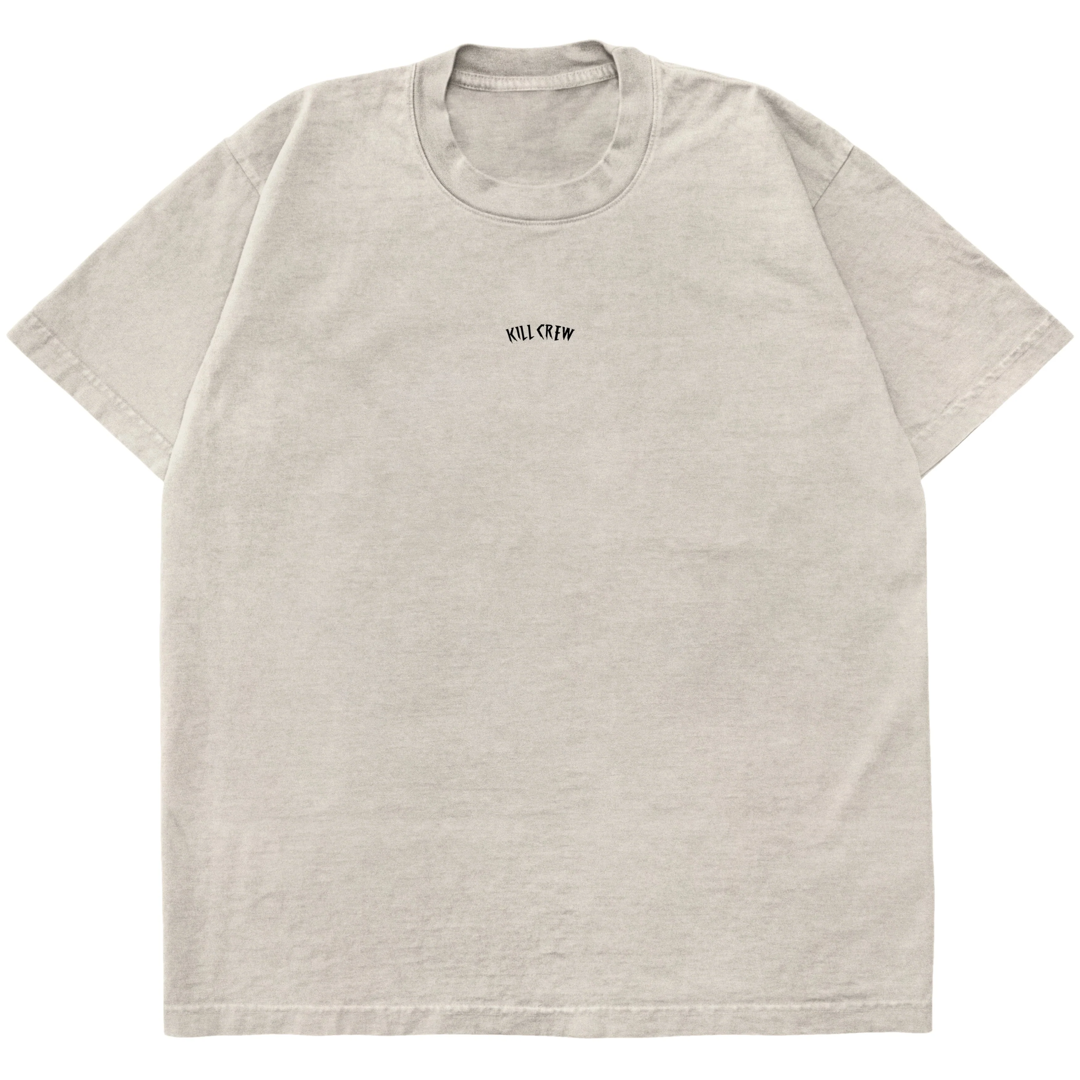 RELAXED FIT LUX "SIMPLE" T-SHIRT - CREAM