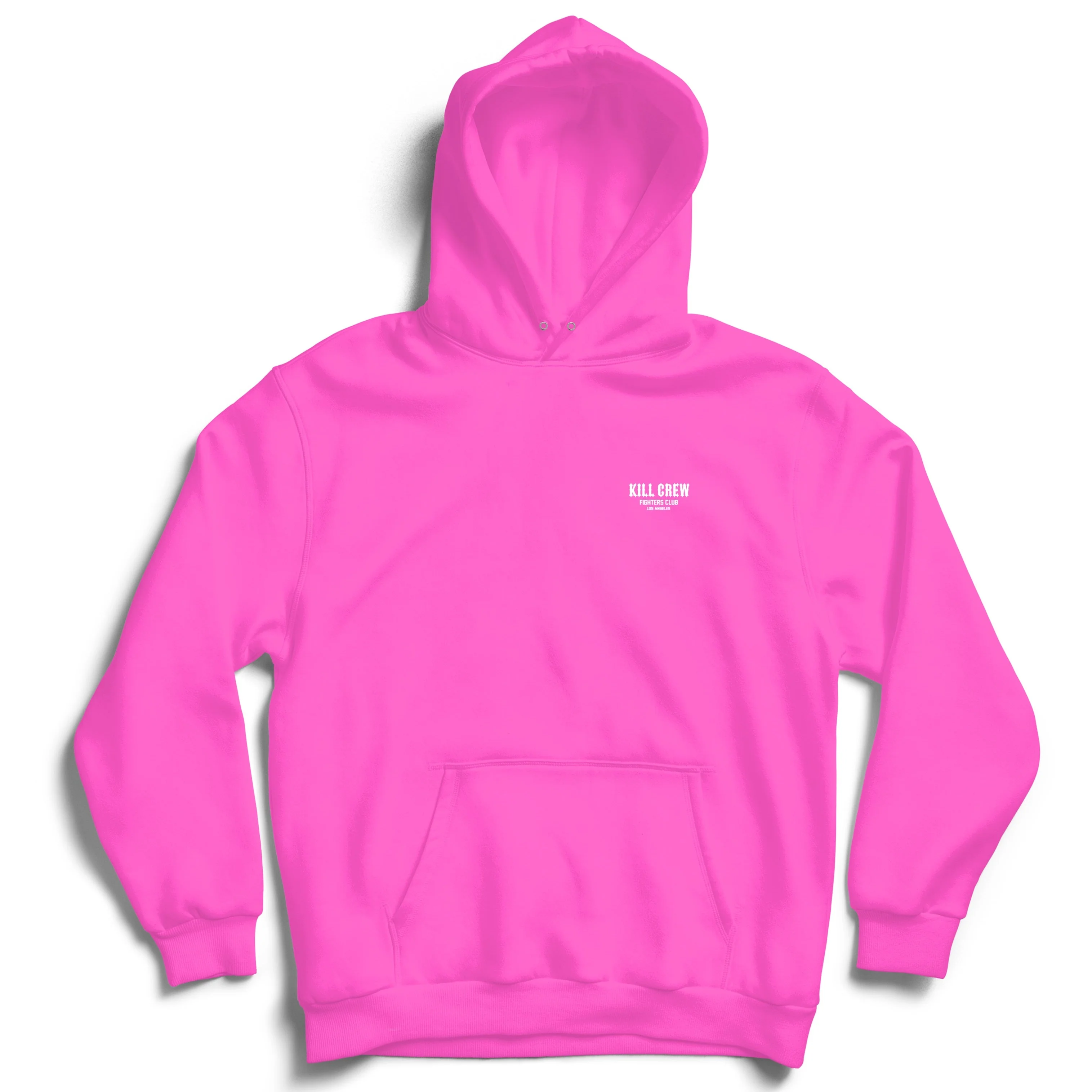 OVERSIZED LUX THRIVE UNDER PRESSURE HOODIE - PINK / WHITE - Image 2