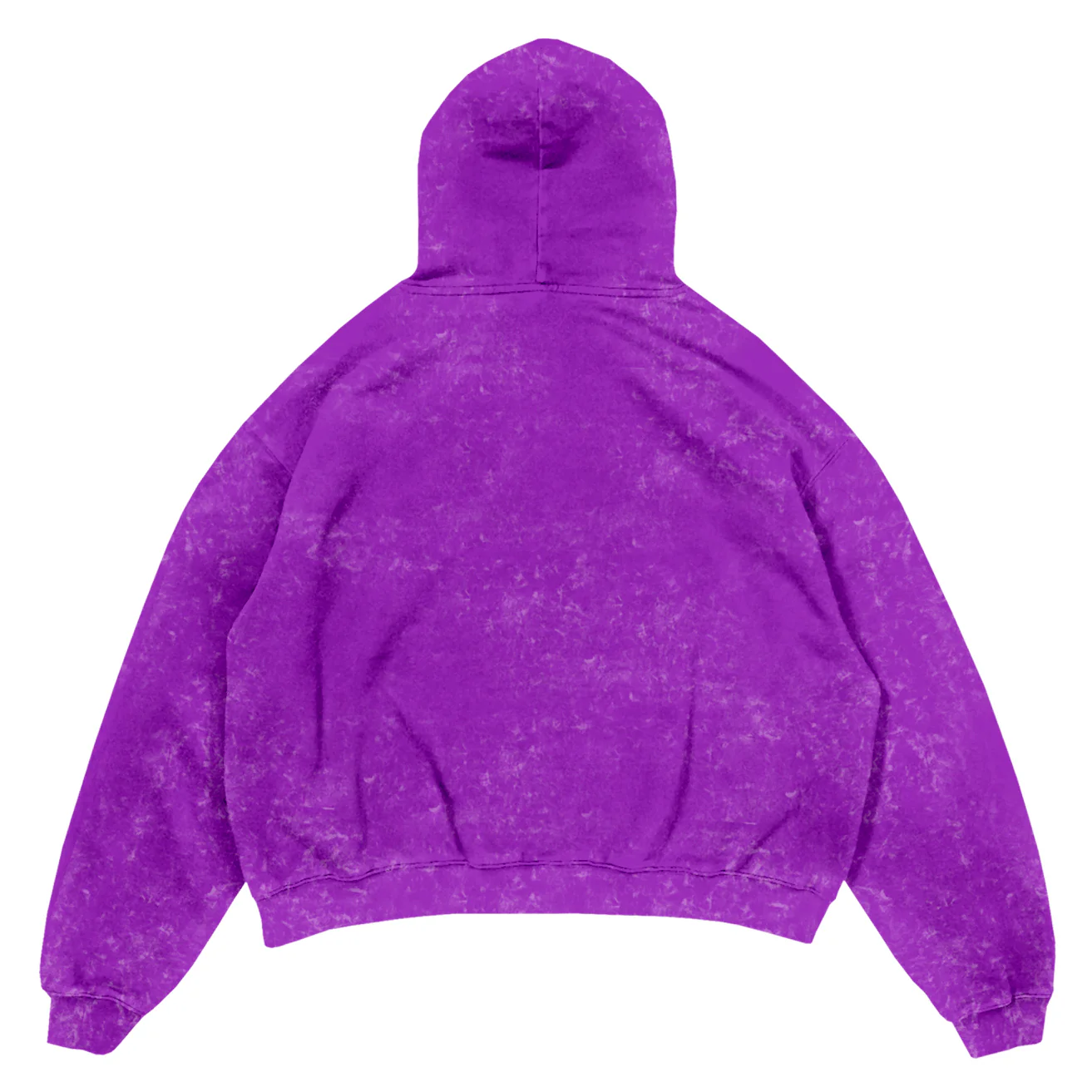OVERSIZED LUX "WEIGHTS LIFT US UP" HOODIE - PURPLE - Image 2
