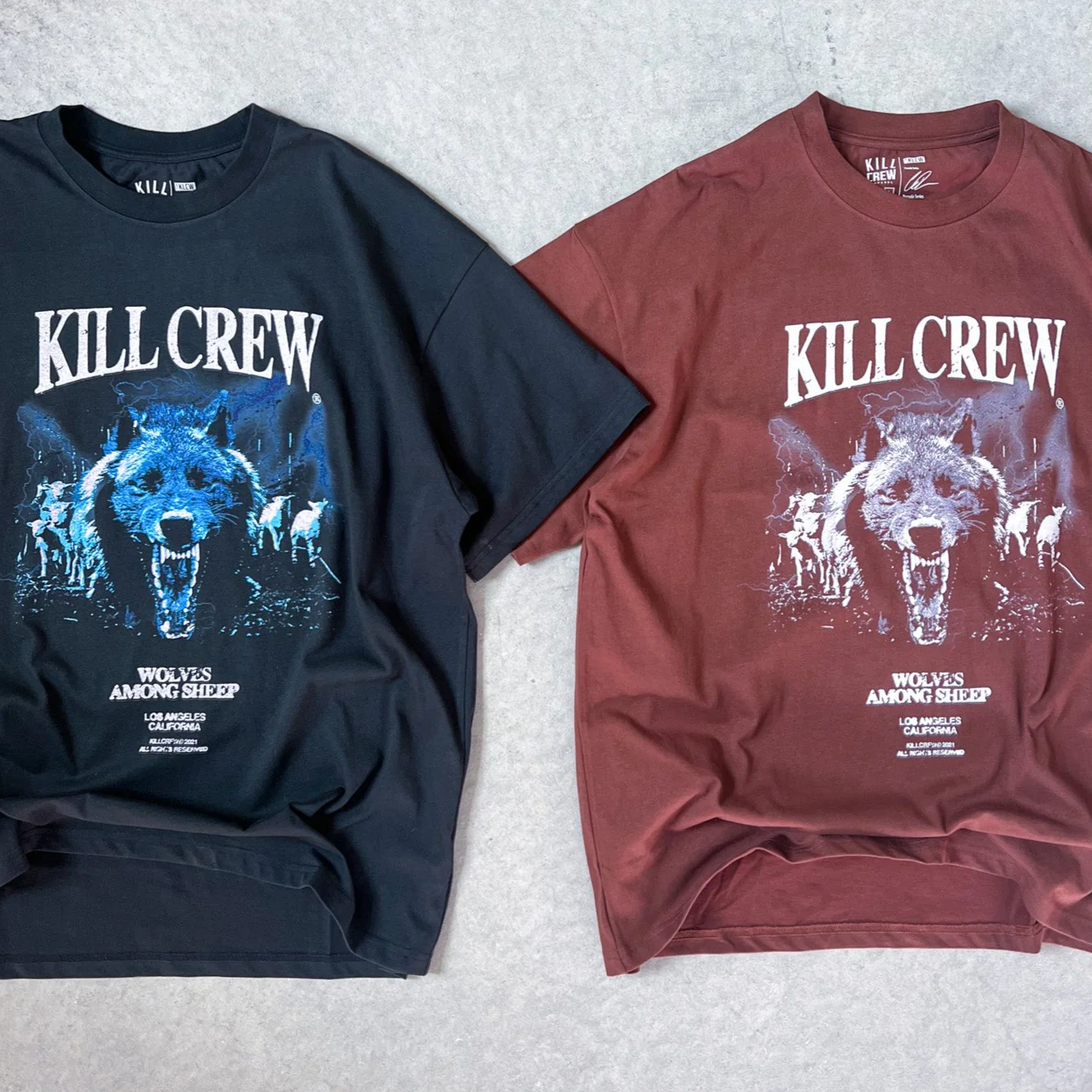 OVERSIZED MIDST OF WOLVES T-SHIRT - BLACK - Image 4