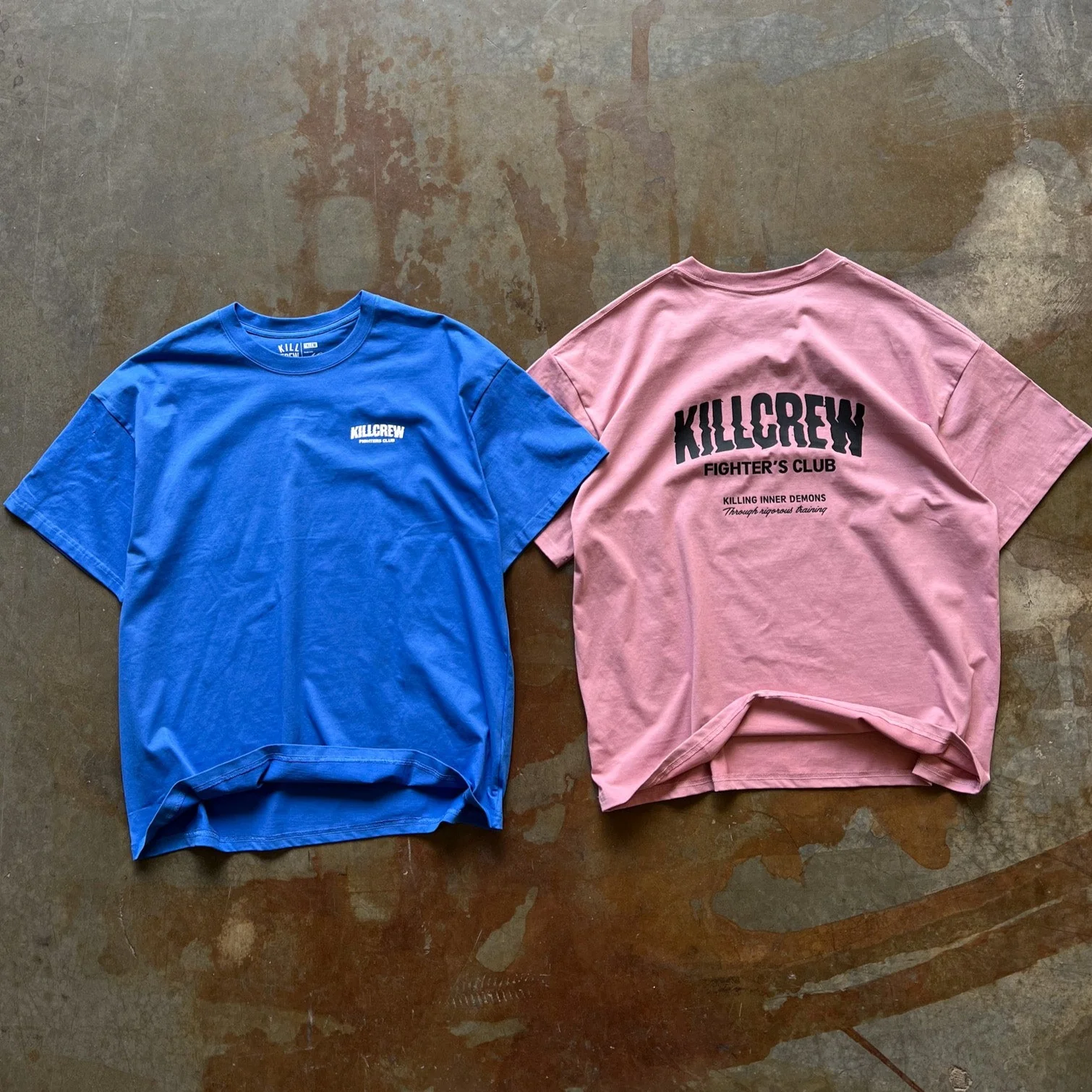 RELAXED FIT RIGOROUS TRAINING T-SHIRT - ROSE / BLACK - Image 5