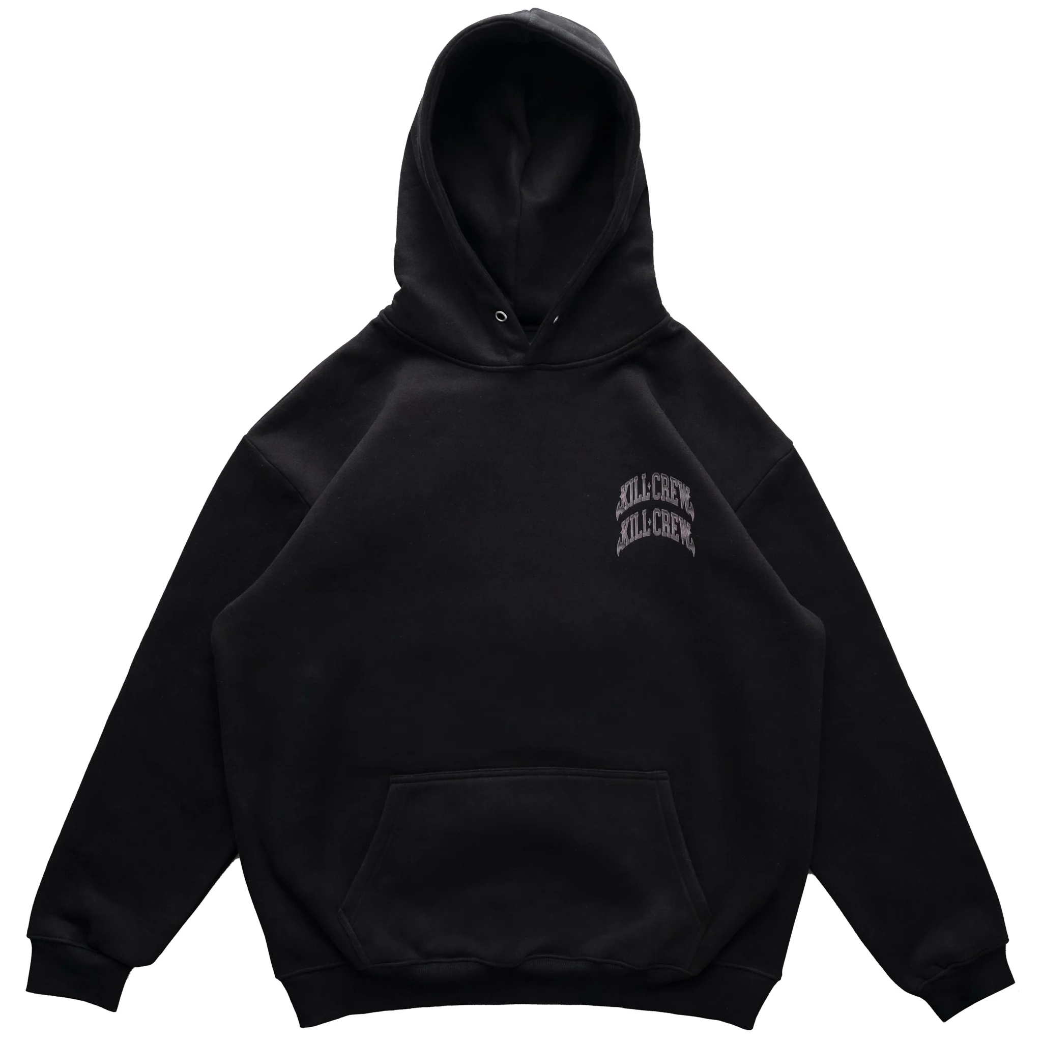 OVERSIZED LUX CHROME HOODIE - BLACKOUT - Image 7