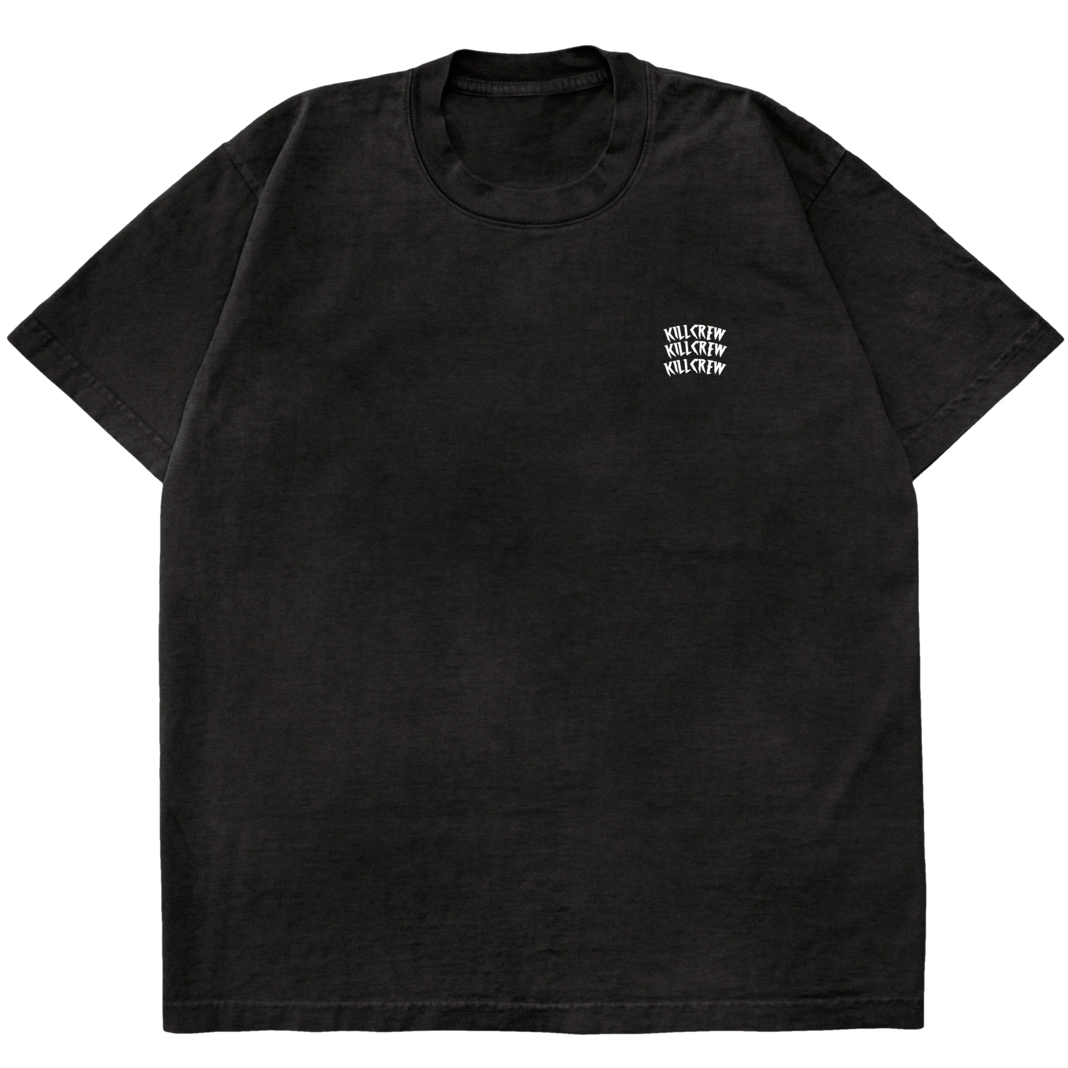 OVERSIZED WAR WOLF T-SHIRT - BLACK / WHITE - Image 2