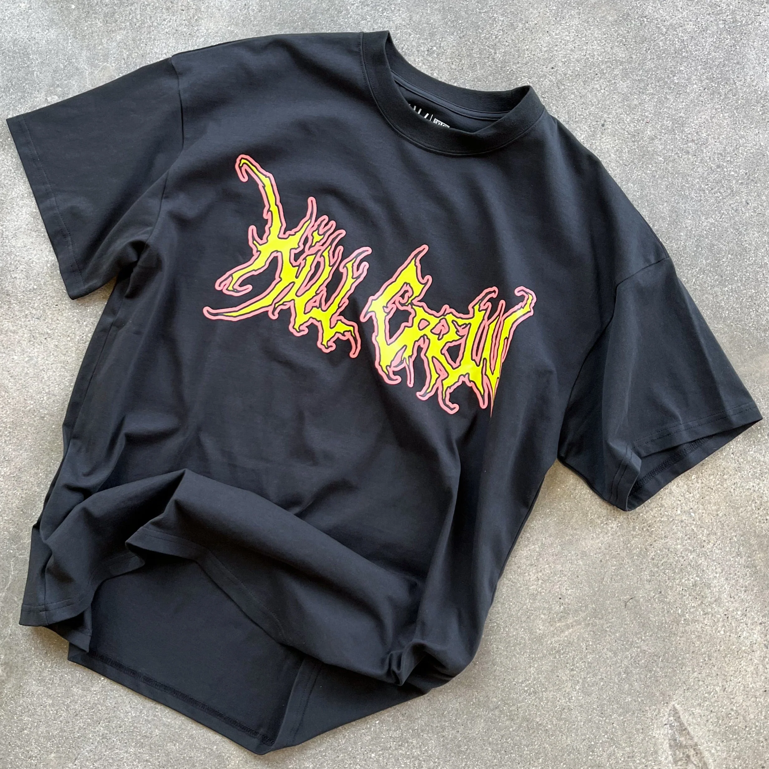 OVERSIZED WOLF - BLACK / YELLOW - Image 3