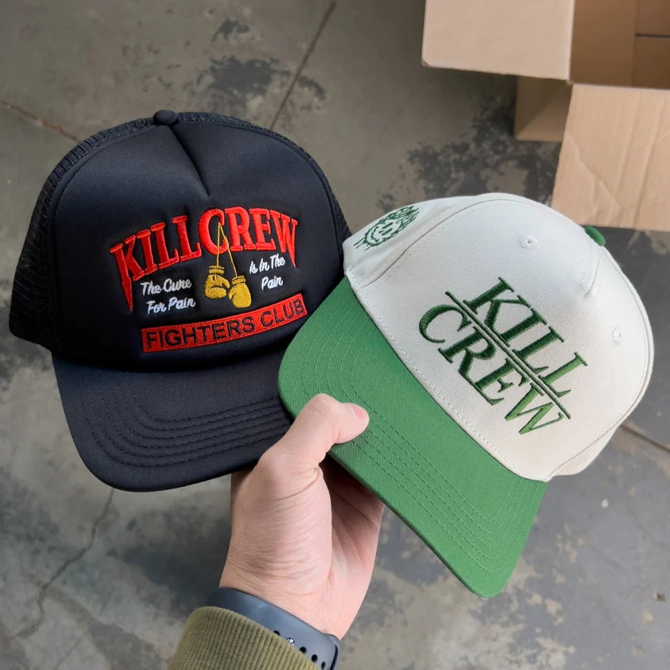 PAIN FOAM TRUCKER HAT - BLACK / RED - Image 3