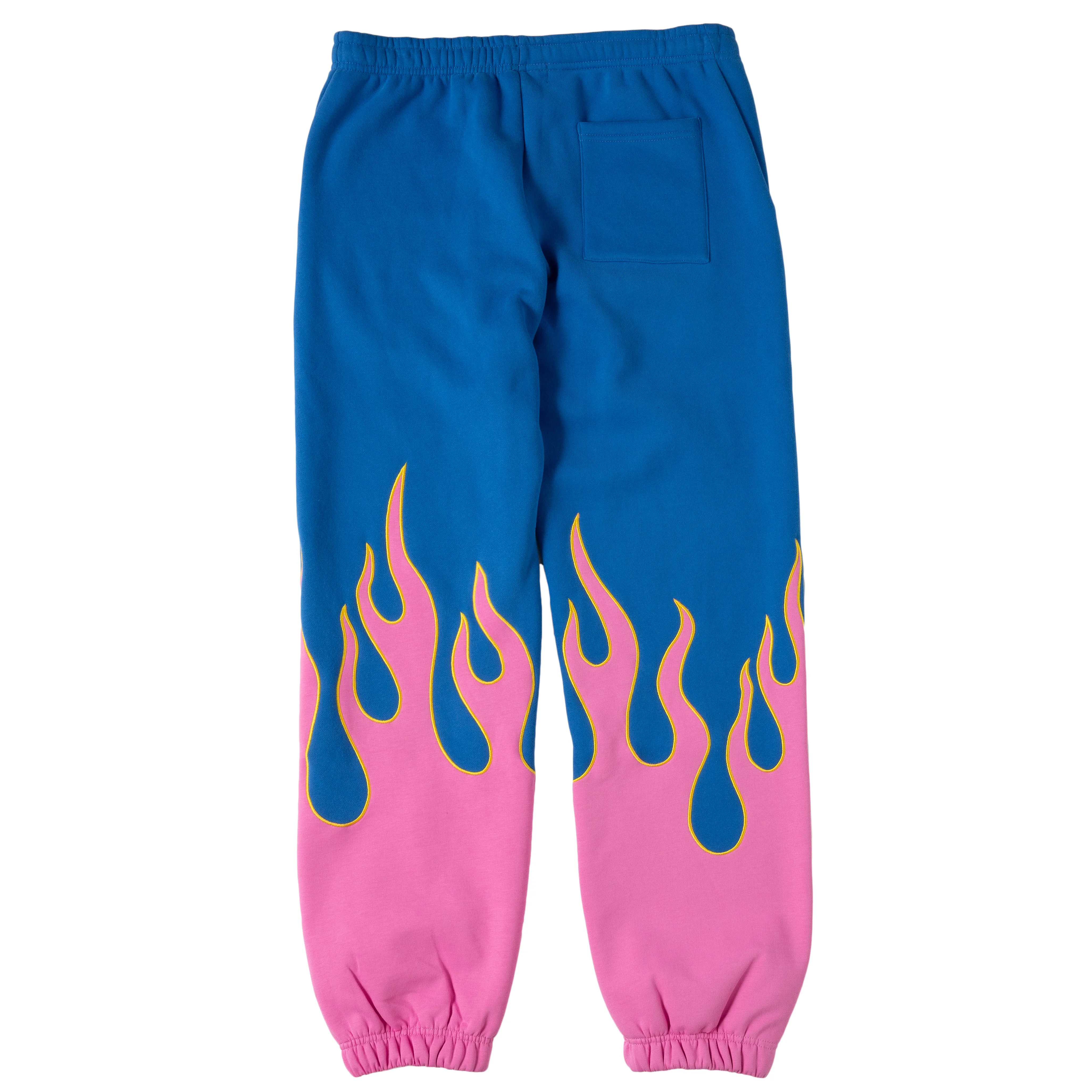 PREMIUM HEATER SWEATS - BLUE / PINK - Image 2