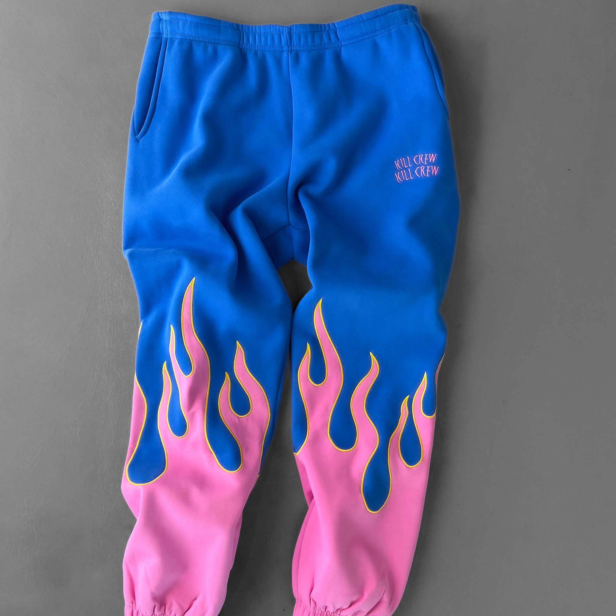 PREMIUM HEATER SWEATS - BLUE / PINK - Image 6