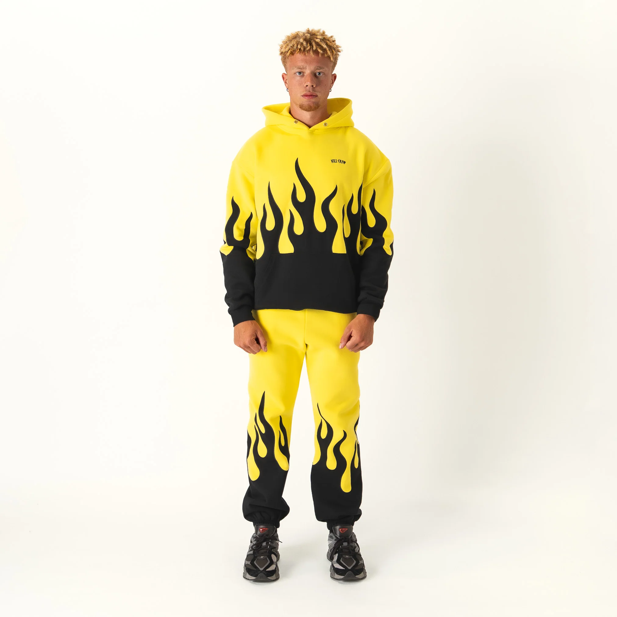 PREMIUM HEATER SWEATS - YELLOW / BLACK - Image 3