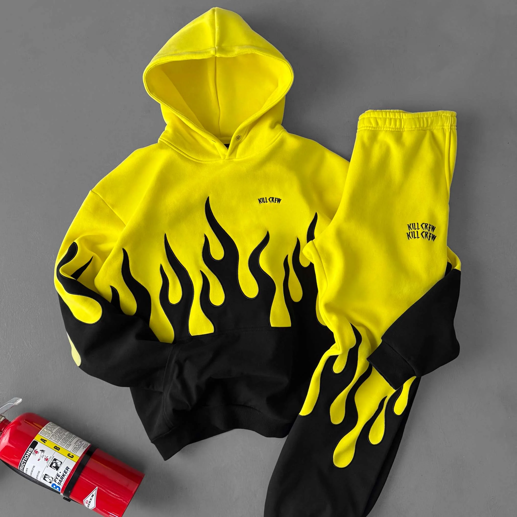PREMIUM HEATER SWEATS - YELLOW / BLACK - Image 6