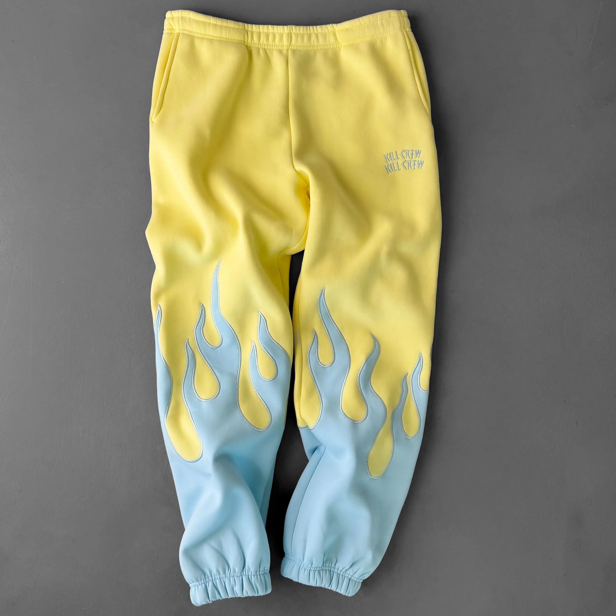 PREMIUM HEATER SWEATS - YELLOW / BLUE - Image 5