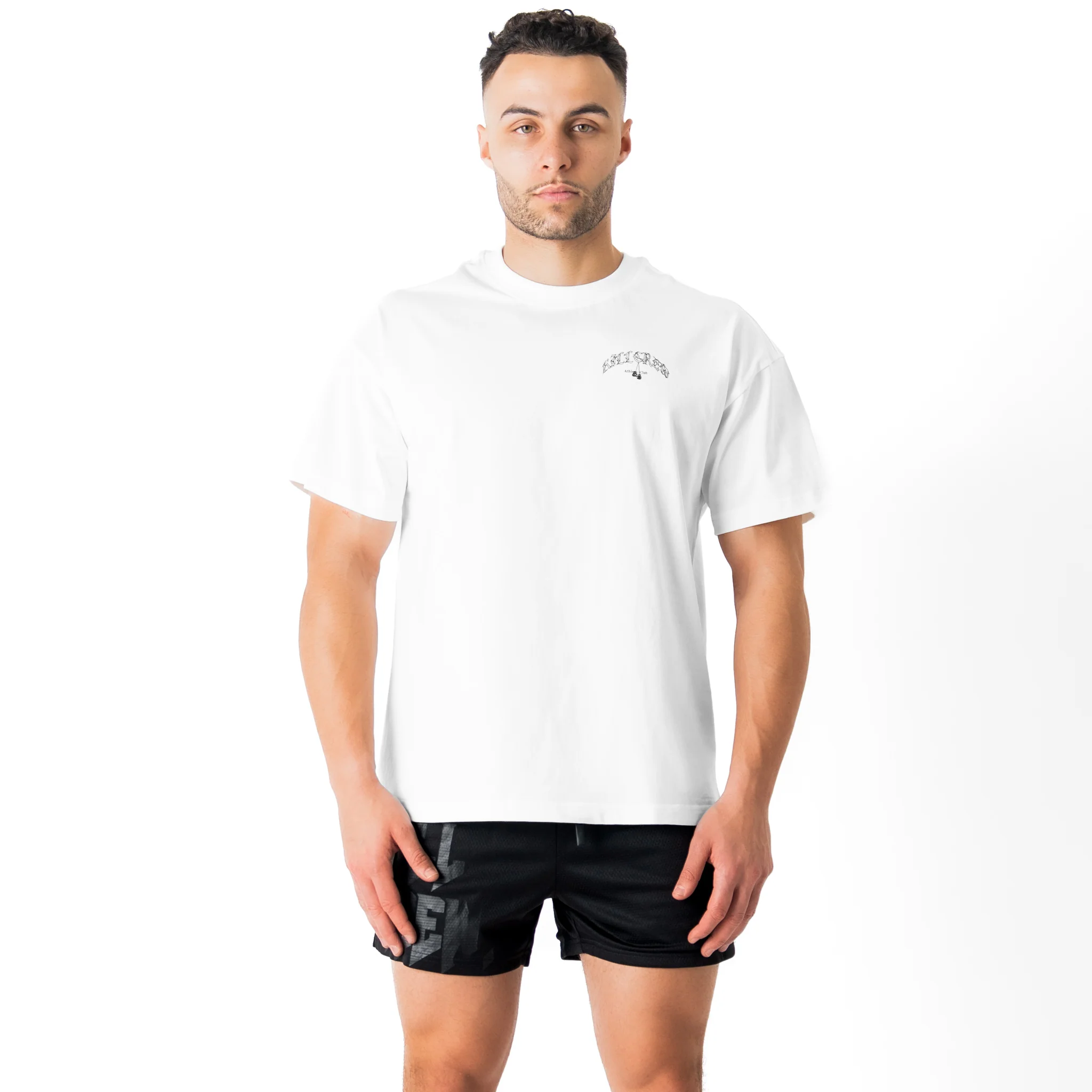RELAXED FIT LUX "VINTAGE BOXING" T-SHIRT - WHITE - Image 3