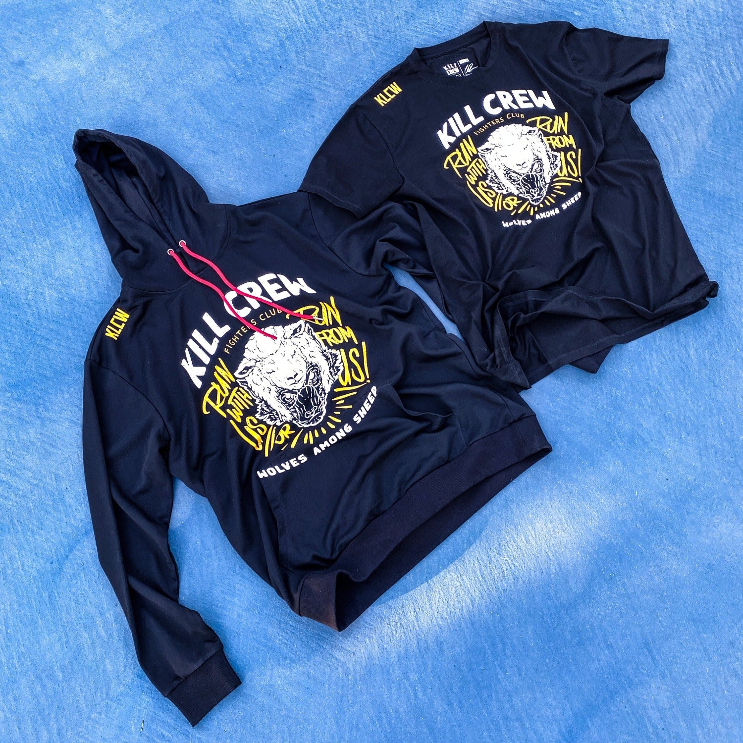 RUN FROM US T-SHIRT - BLACK - Image 3