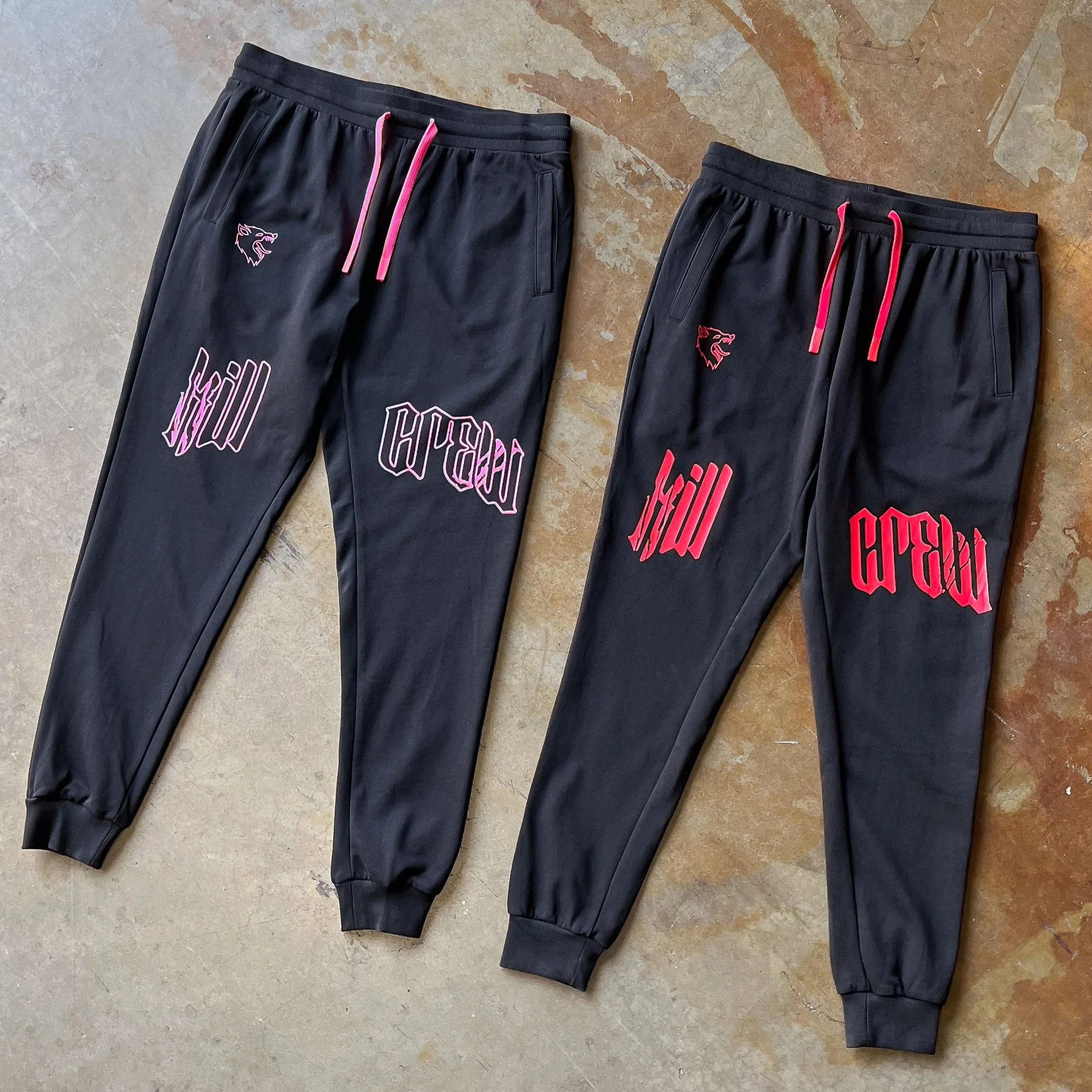 SCAR JOGGERS - BLACK / PINK - Image 3