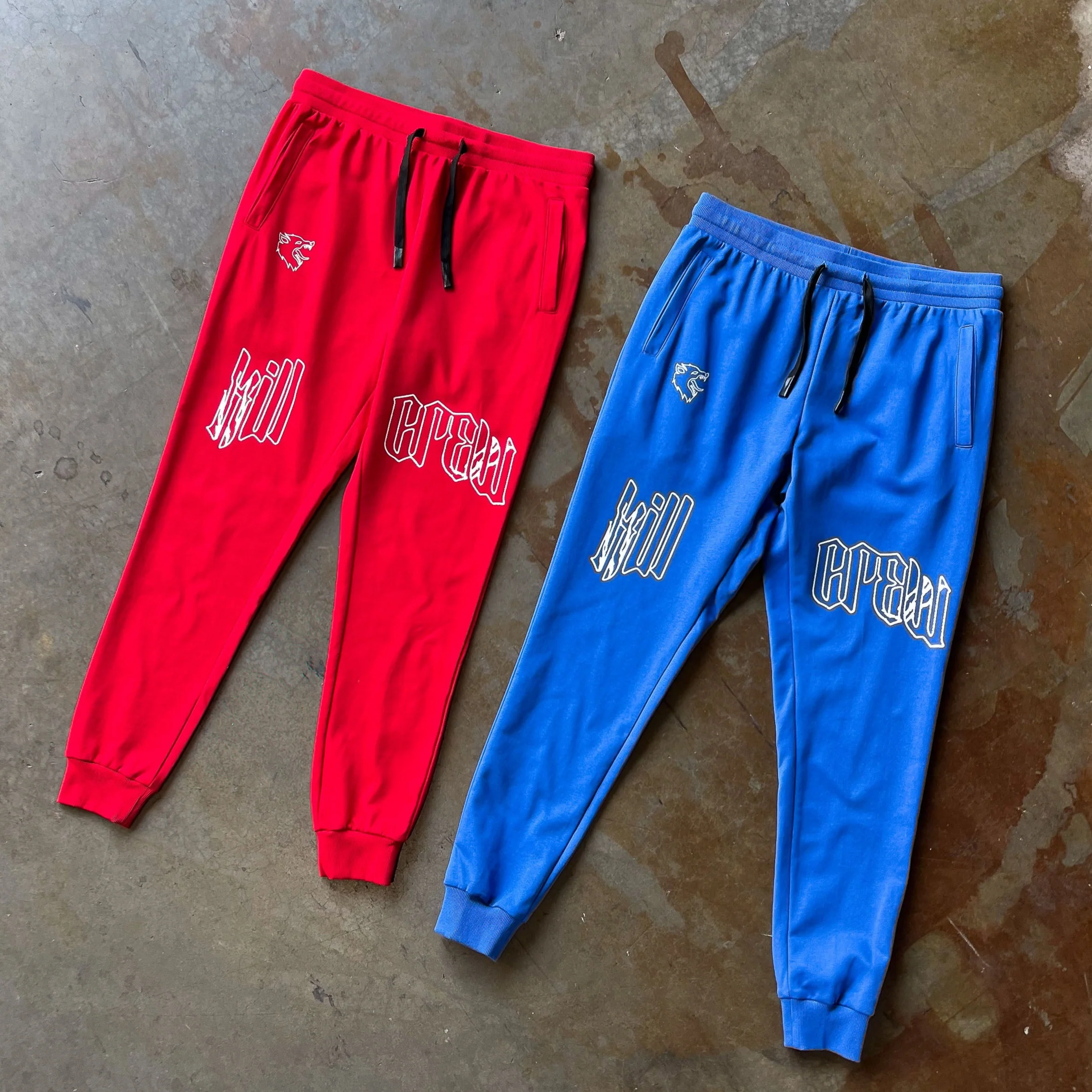 SCAR JOGGERS - BLUE / WHITE - Image 3