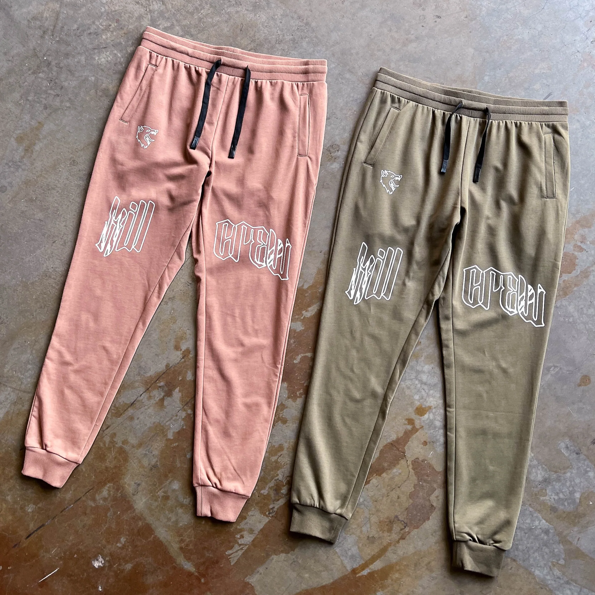 SCAR JOGGERS - BROWN / WHITE - Image 3