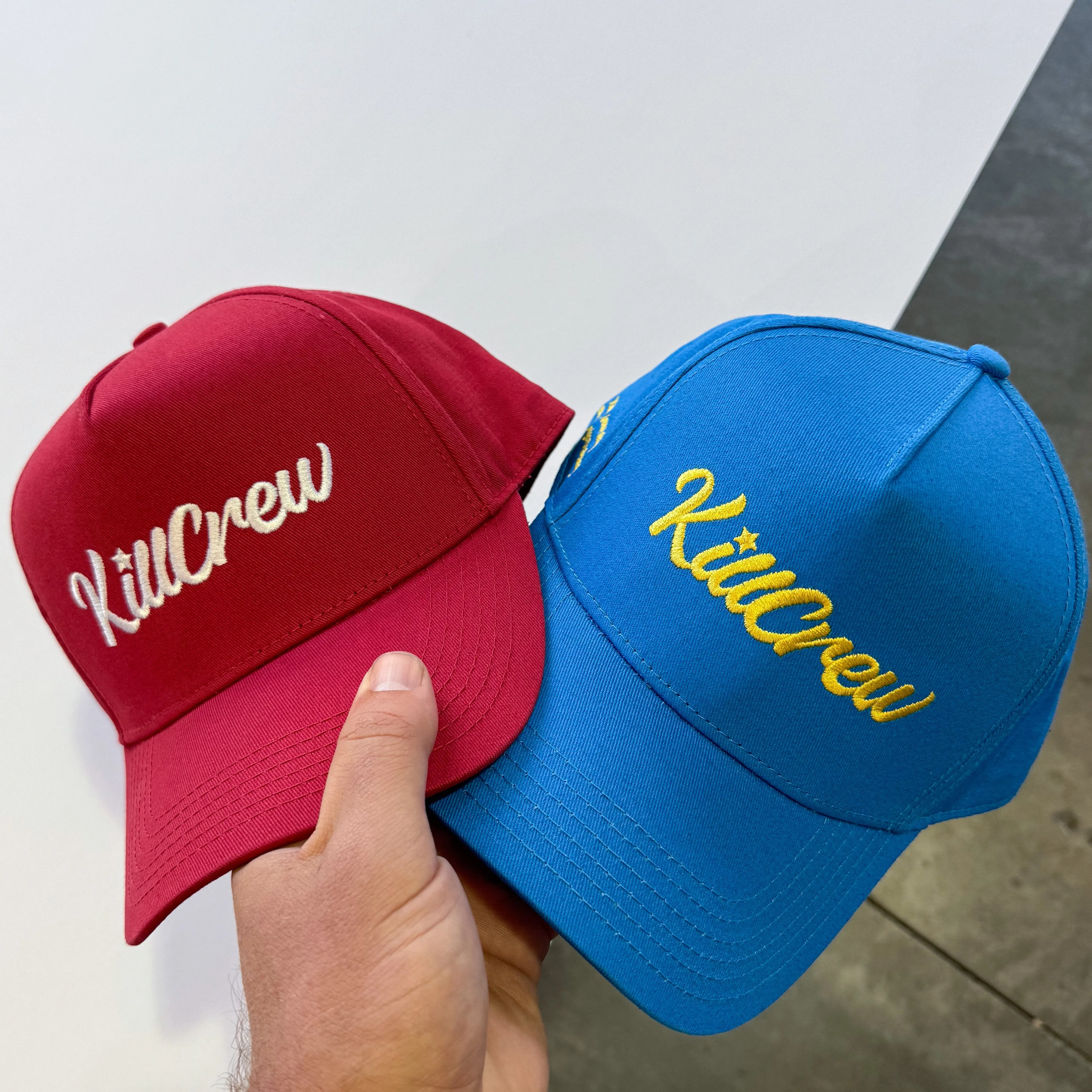 SCRIPT 5 PANEL SNAPBACK - BLUE - Image 2