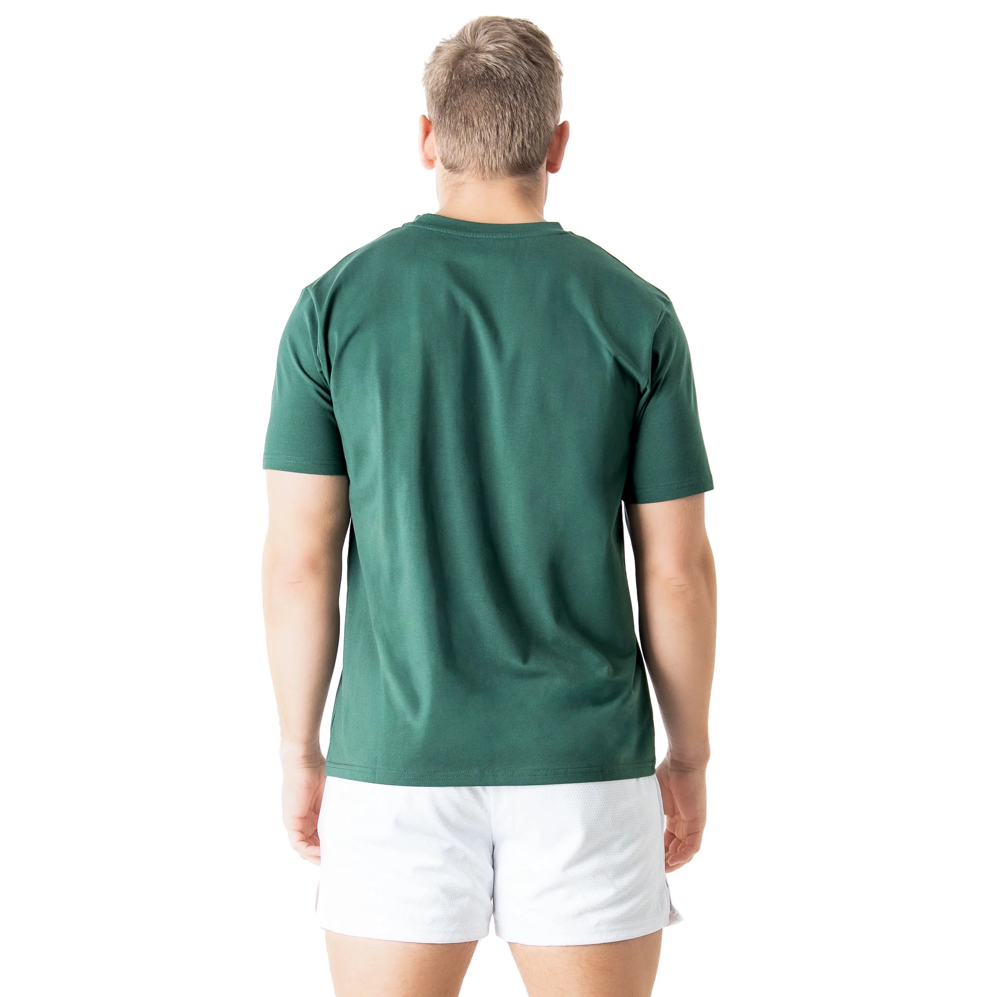 "SCRIPT" T-SHIRT - GREEN / GOLD - Image 4