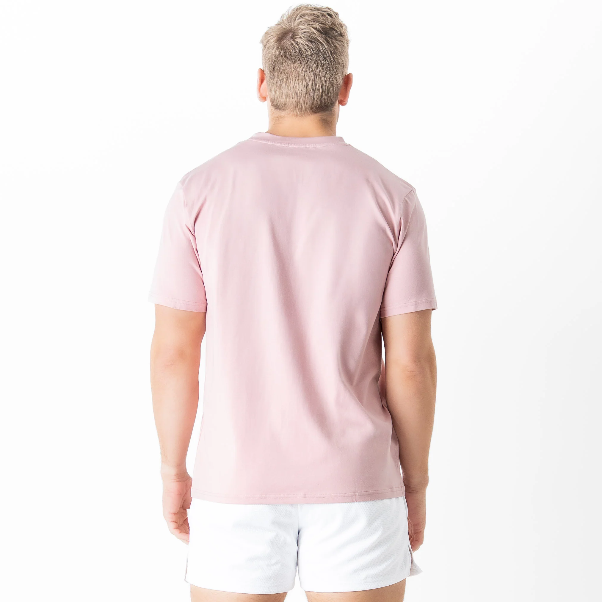 "SCRIPT" T-SHIRT - ROSÉ / WHITE - Image 4
