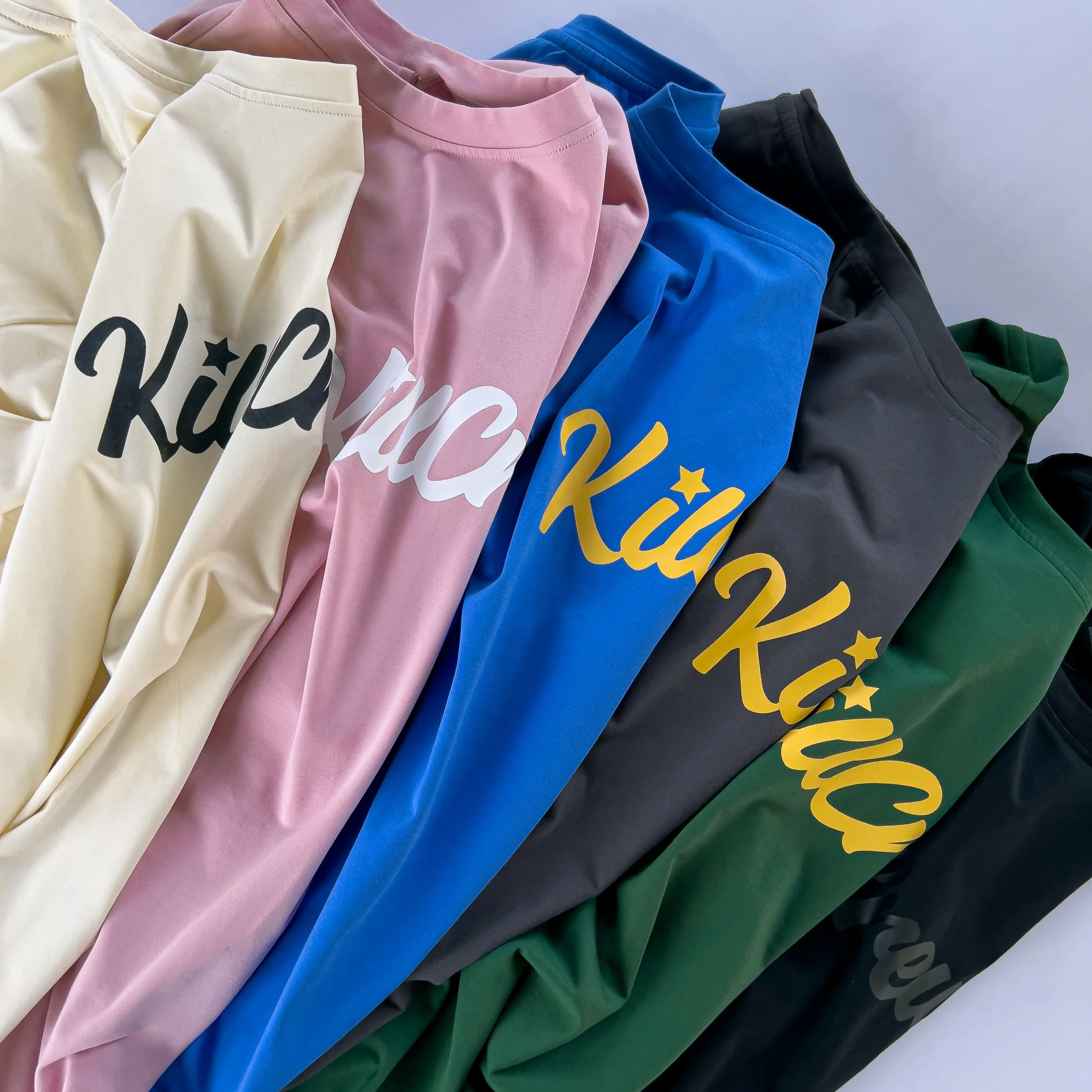 "SCRIPT" T-SHIRT - ROSÉ / WHITE - Image 7