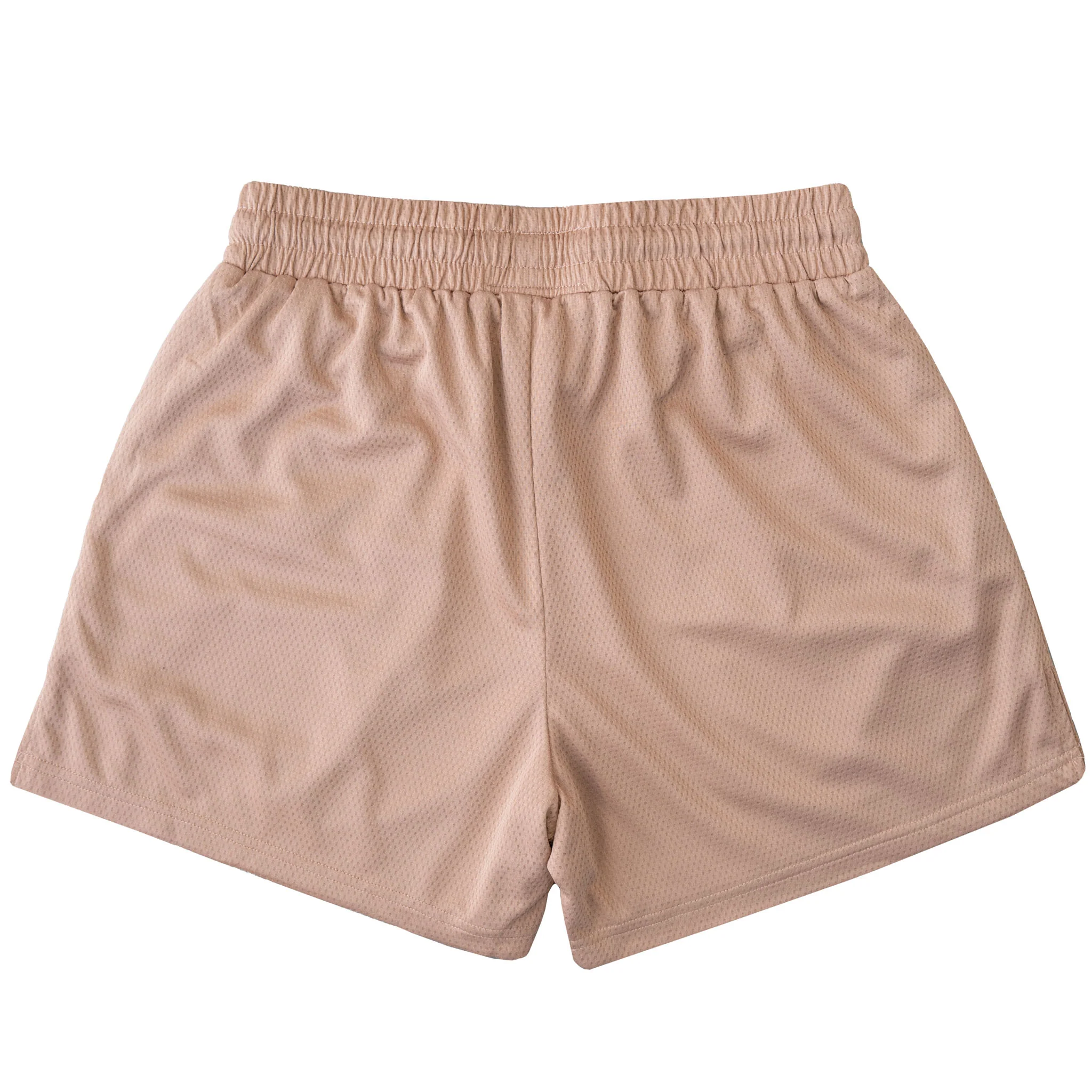SIMPLE MUAY THAI SHORTS (MID THIGH CUT) - LIGHT SAND - Image 2