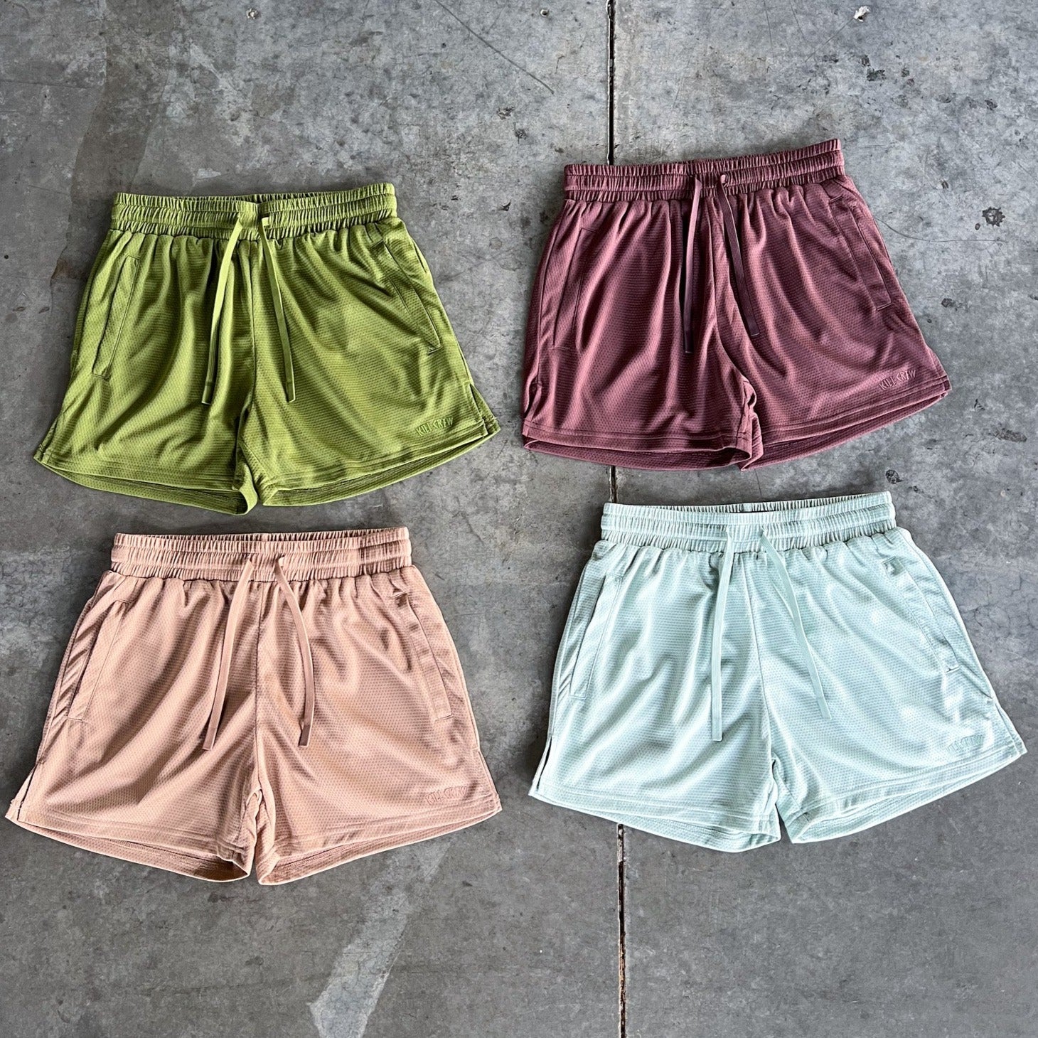 SIMPLE MUAY THAI SHORTS (MID THIGH CUT) - LIGHT SAND - Image 5