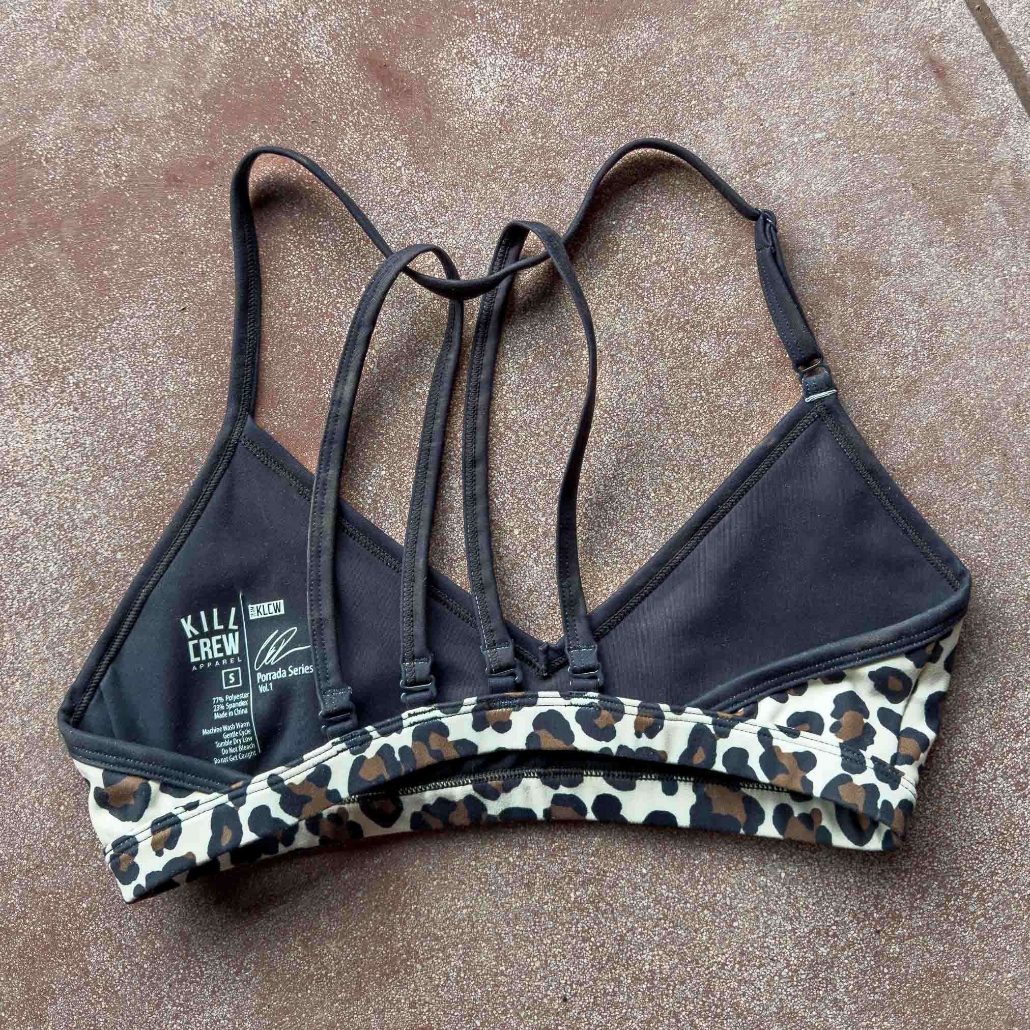MEDIUM SUPPORT SPORTS BRA - LEOPARD - Image 5