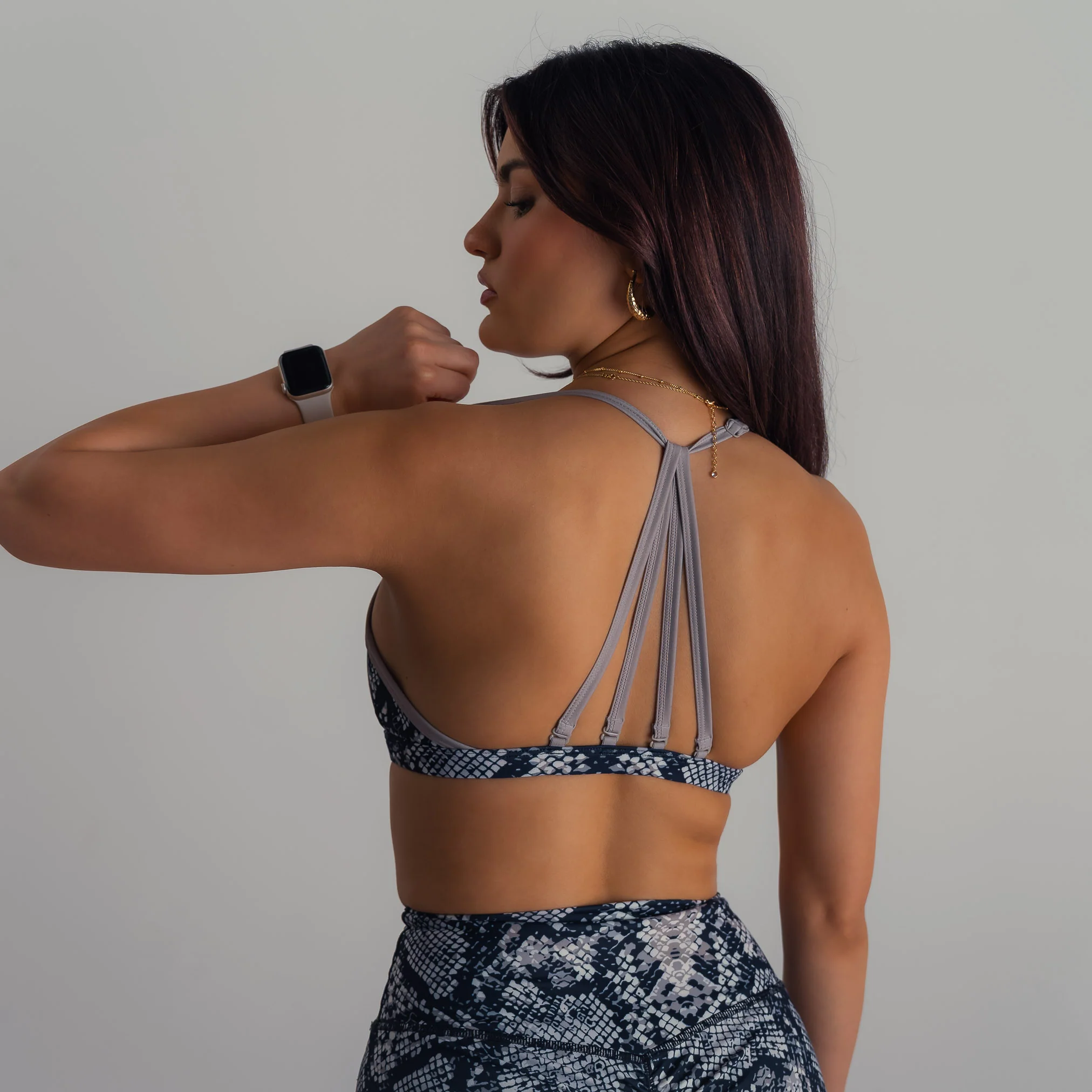 MEDIUM SUPPORT SPORTS BRA - PYTHON - Image 3
