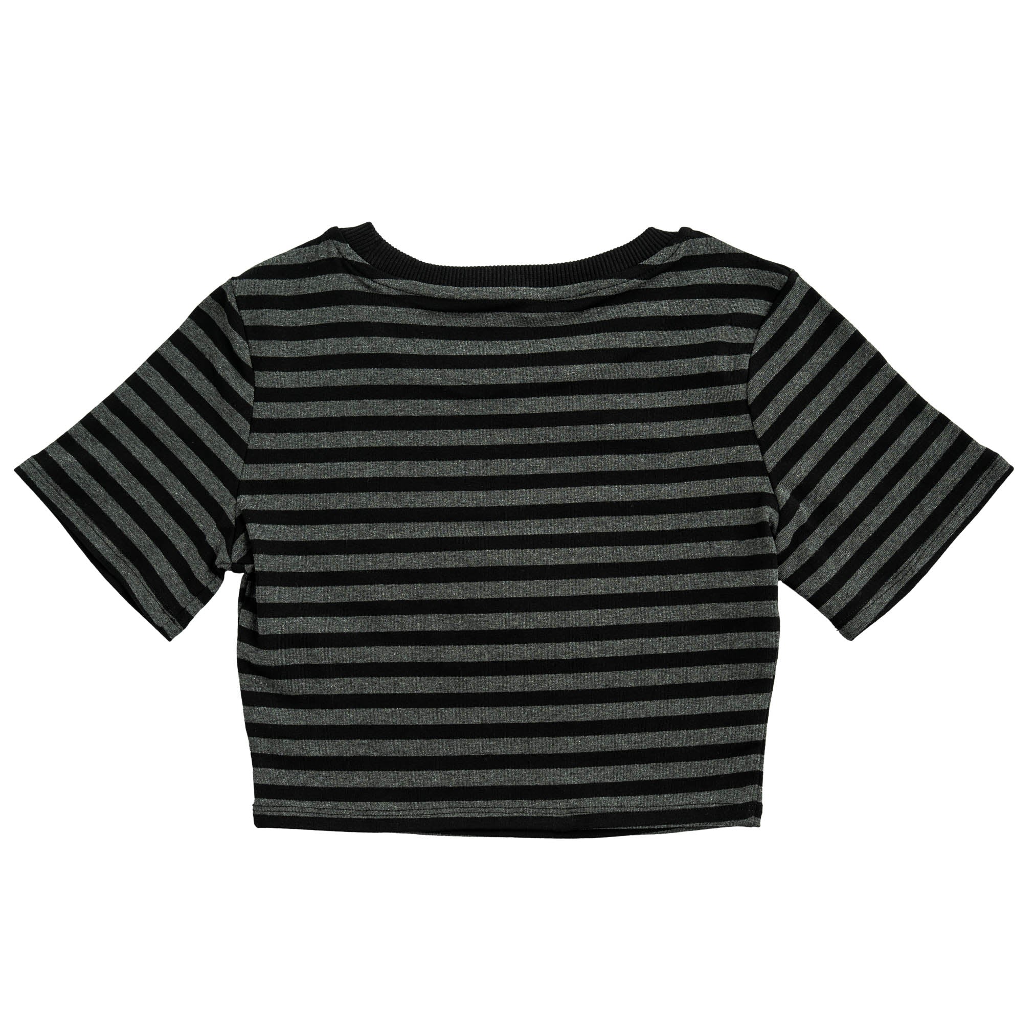 STRIPED BABY TEE - BLACK / GREY - Image 6