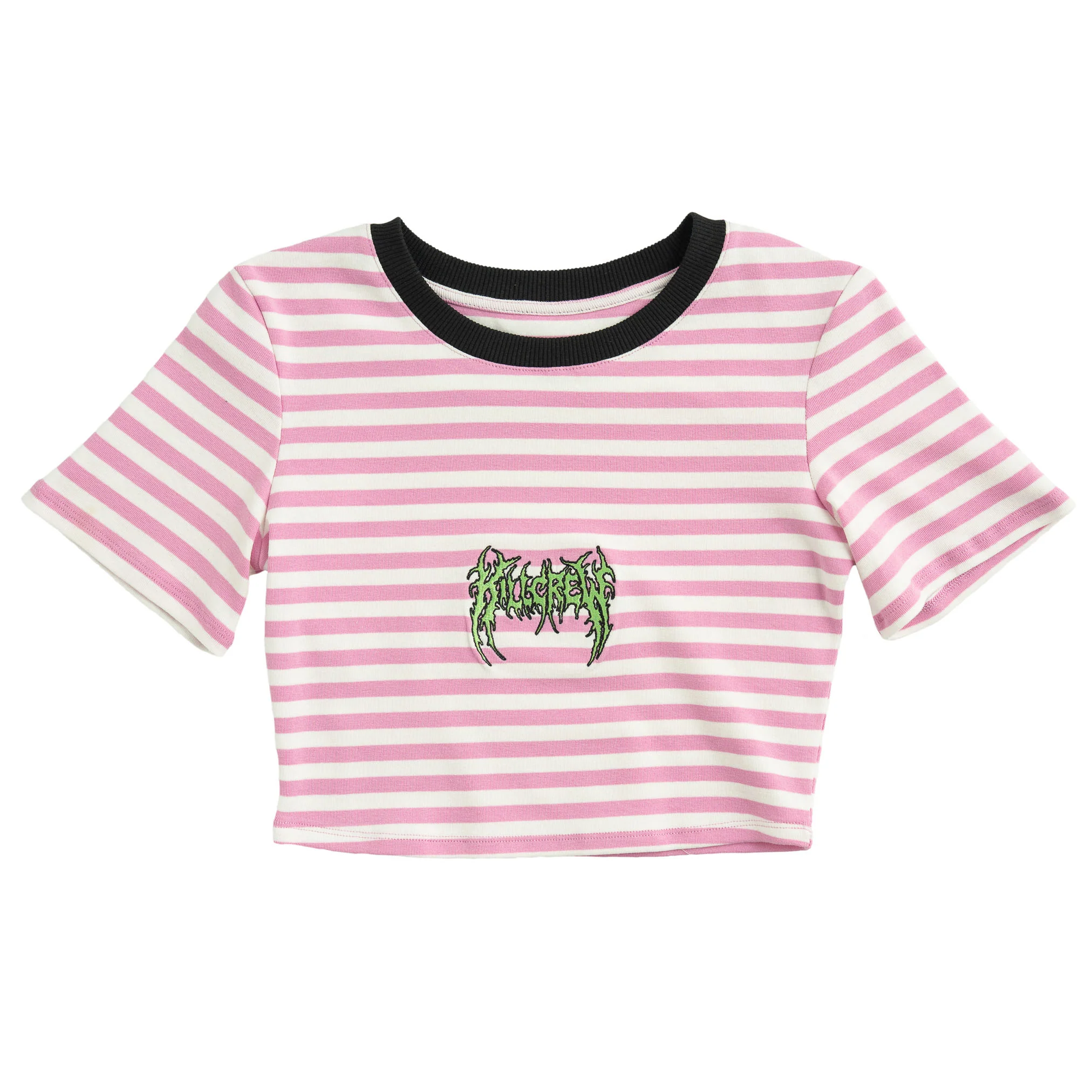 STRIPED BABY TEE - PINK / WHITE - Image 5
