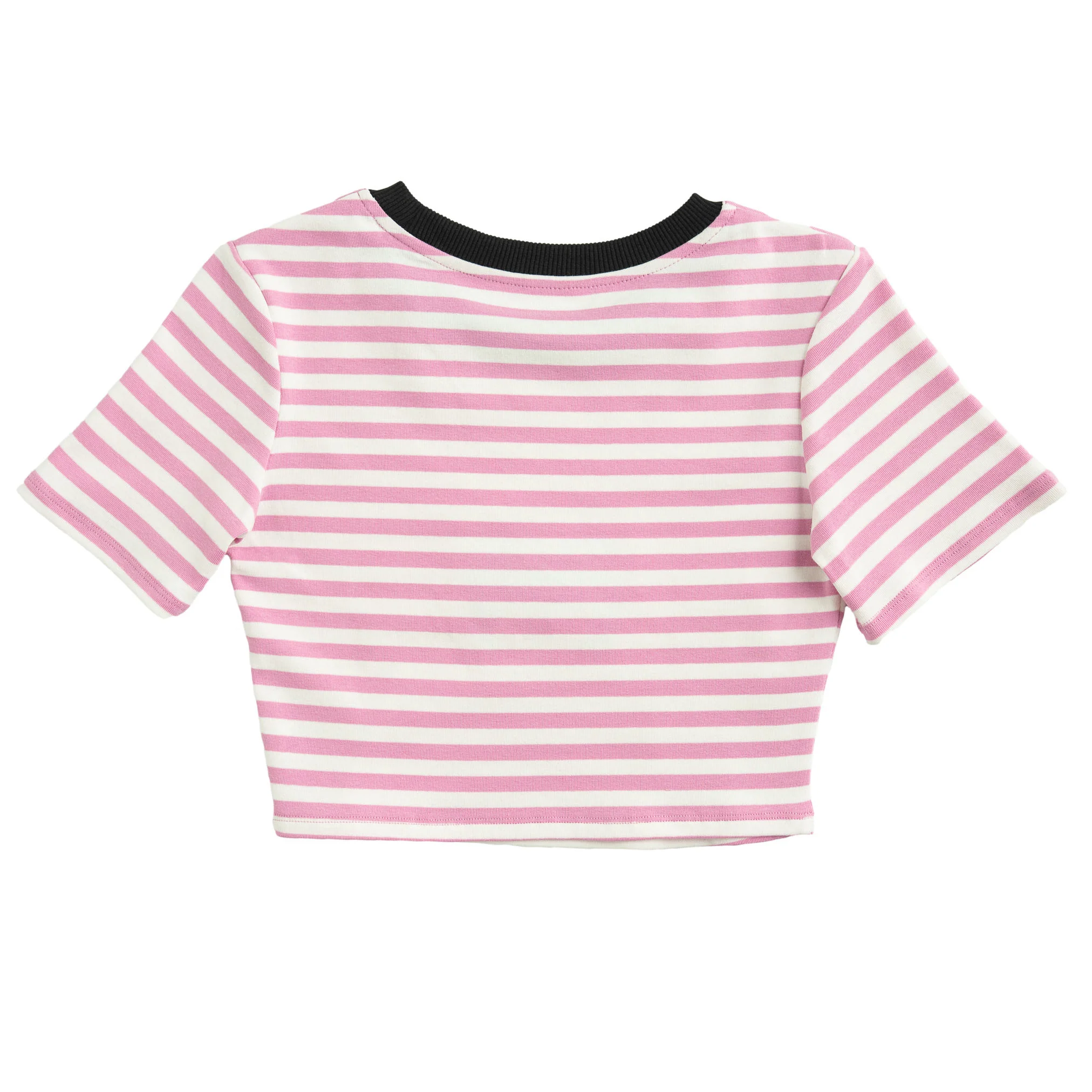 STRIPED BABY TEE - PINK / WHITE - Image 6