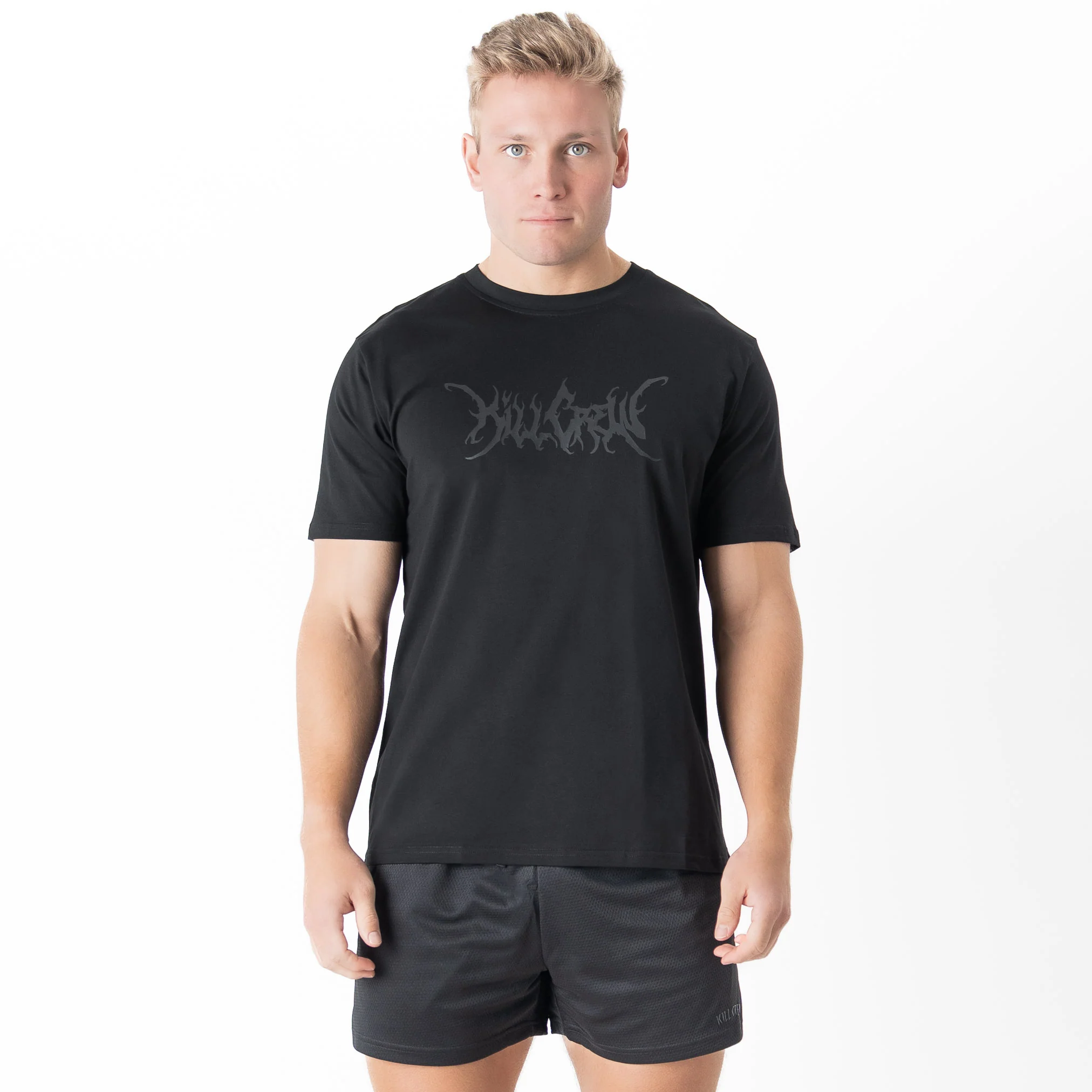 THE GYM IS MY PSYCH WARD T-SHIRT - BLACKOUT - Image 3