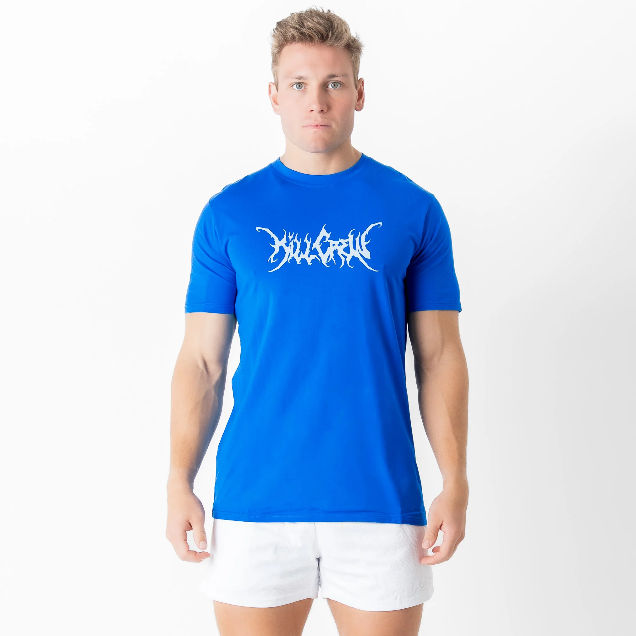 THE GYM IS MY PSYCH WARD T-SHIRT - BLUE - Image 3