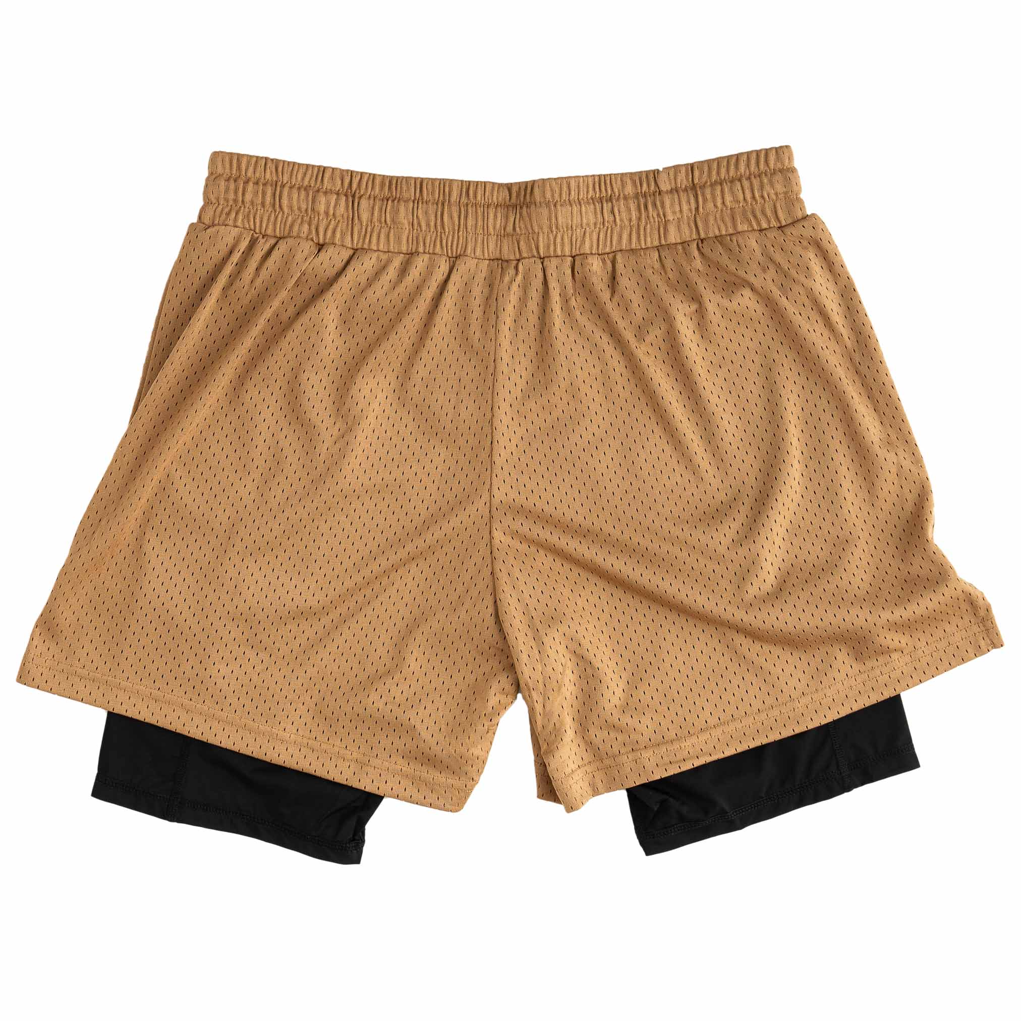 TRAINING SHORT WITH LINER - SAND - Image 7