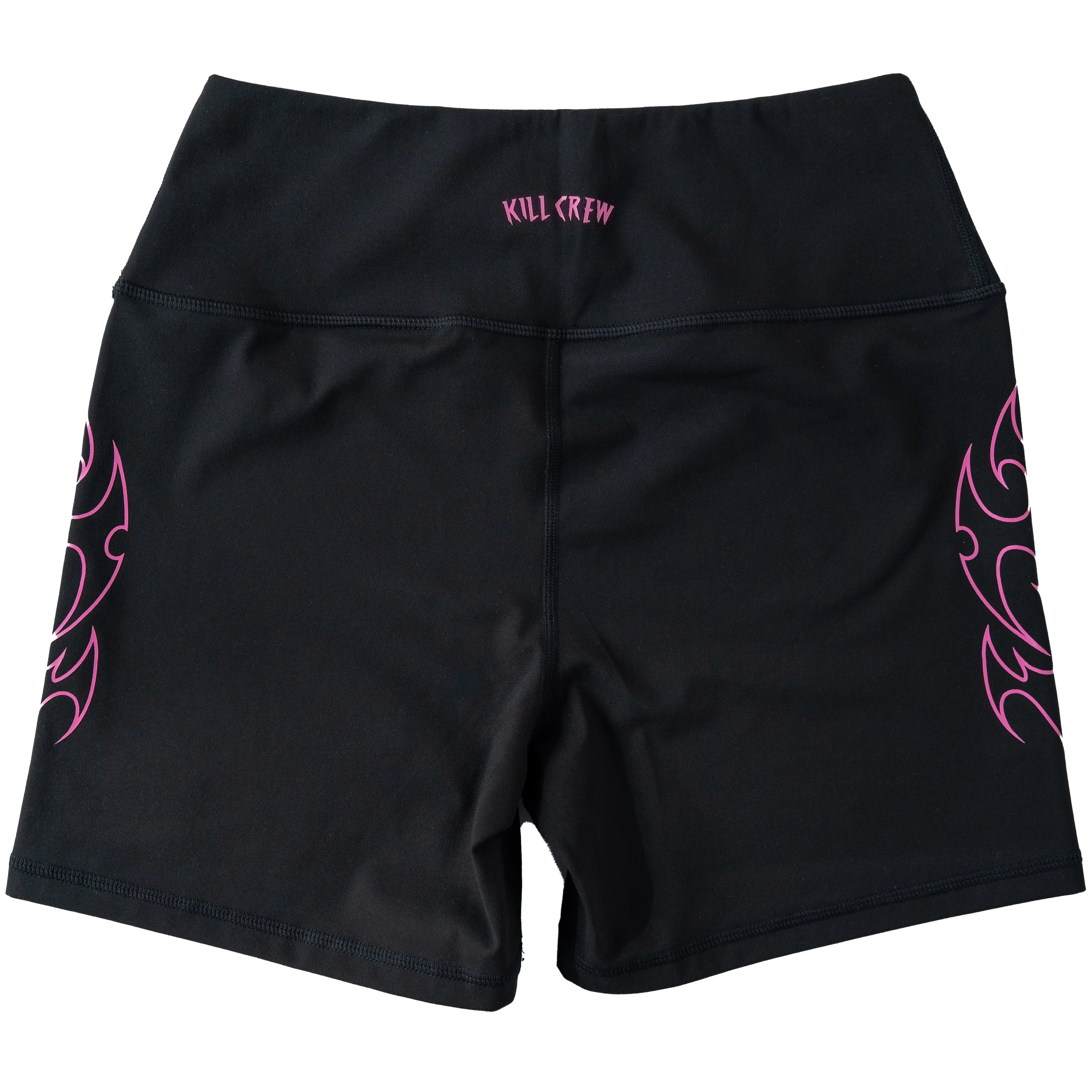 TRIBAL BIKER SHORTS - BLACK / PINK - Image 4