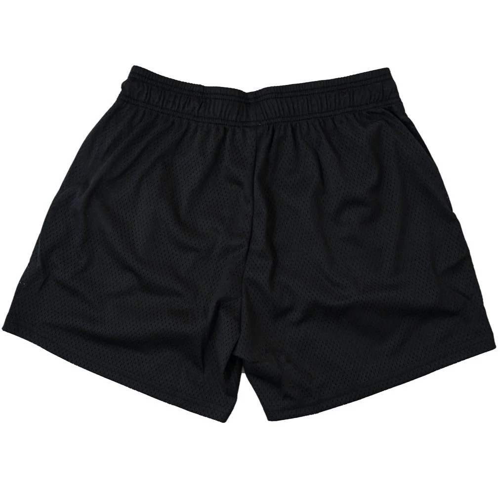 VENTED MESH SHORTS BONE DRY - BLACK / GREEN - Image 7