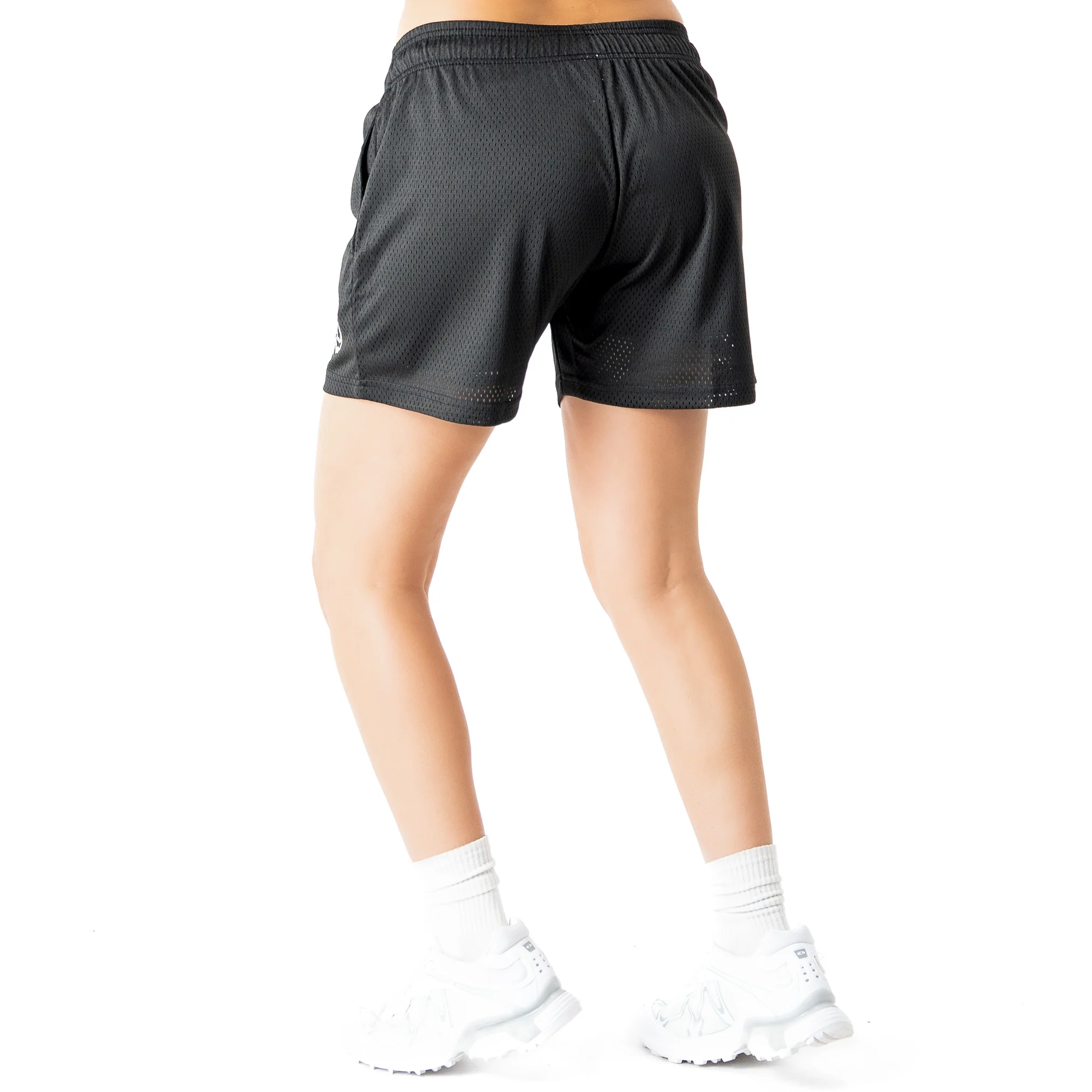 VENTED MESH SHORTS BONE DRY - BLACK / WHITE - Image 6