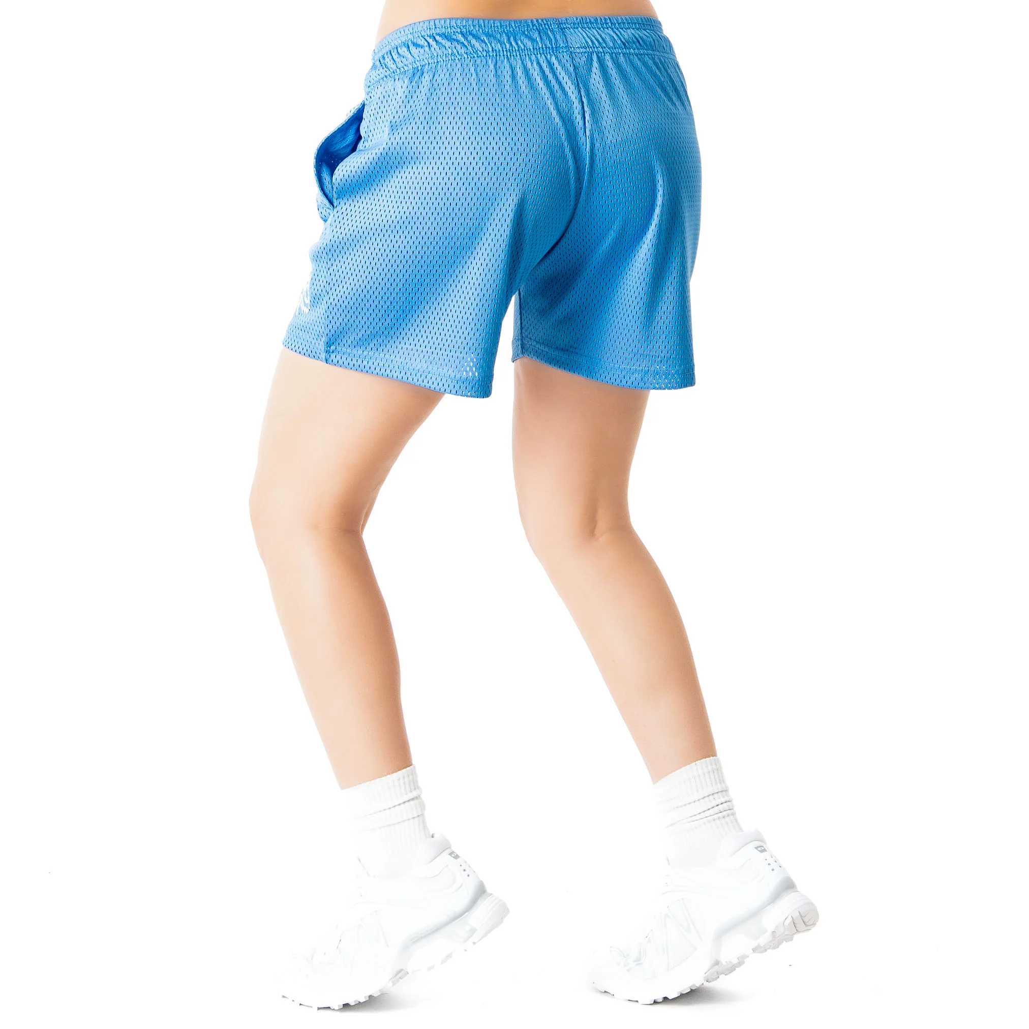 VENTED MESH SHORTS BONE DRY - BLUE / WHITE - Image 6