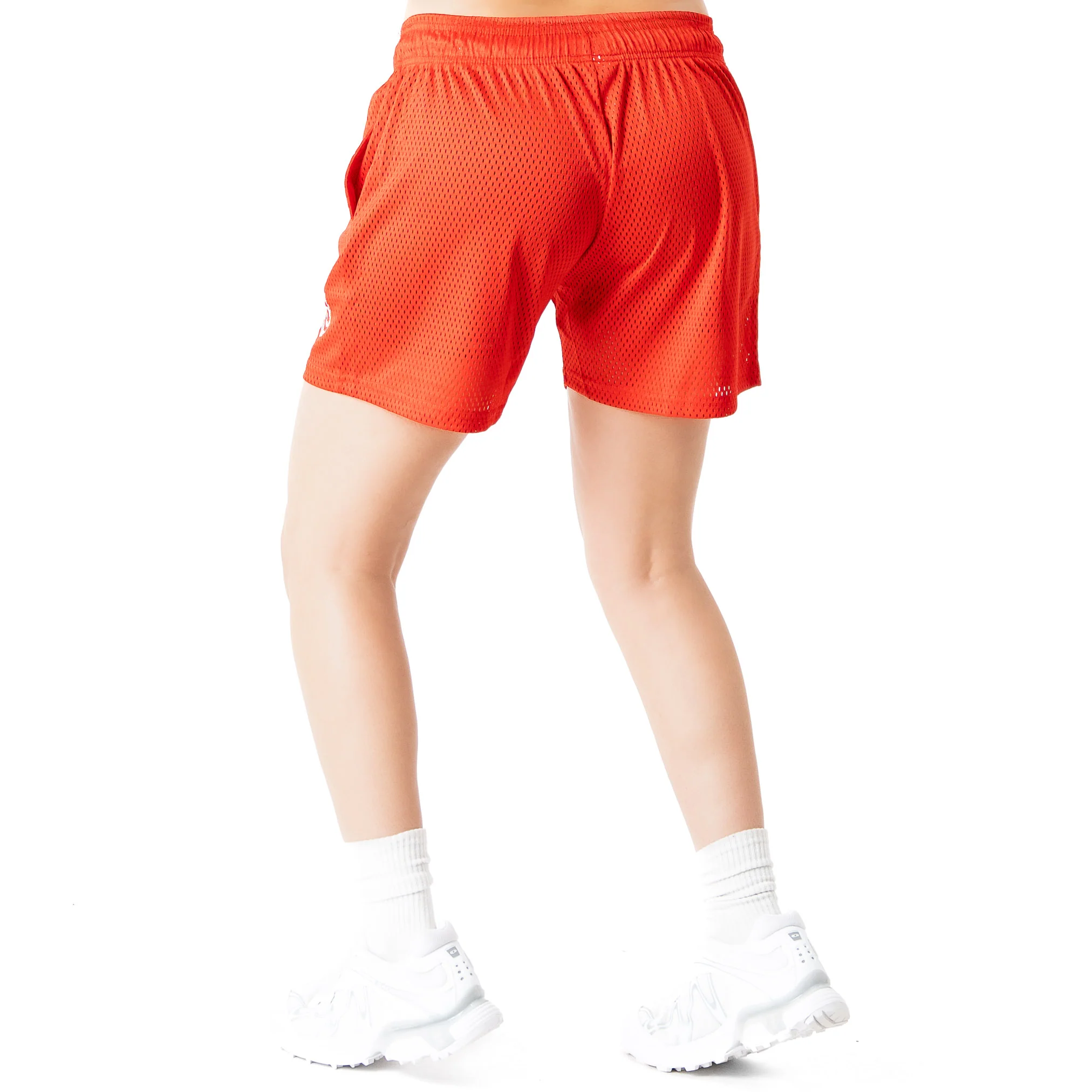 VENTED MESH SHORTS BONE DRY - RED / WHITE - Image 6