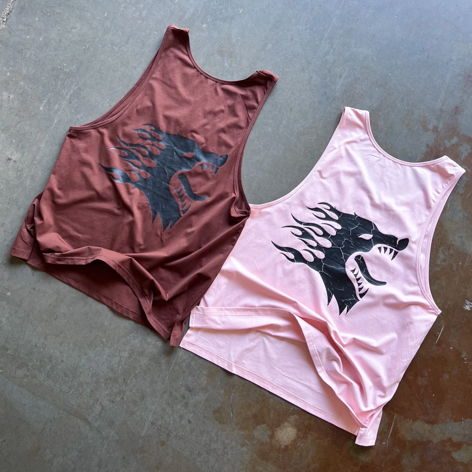 WAR WOLF TANK TOP - BROWN / BLACK - Image 3