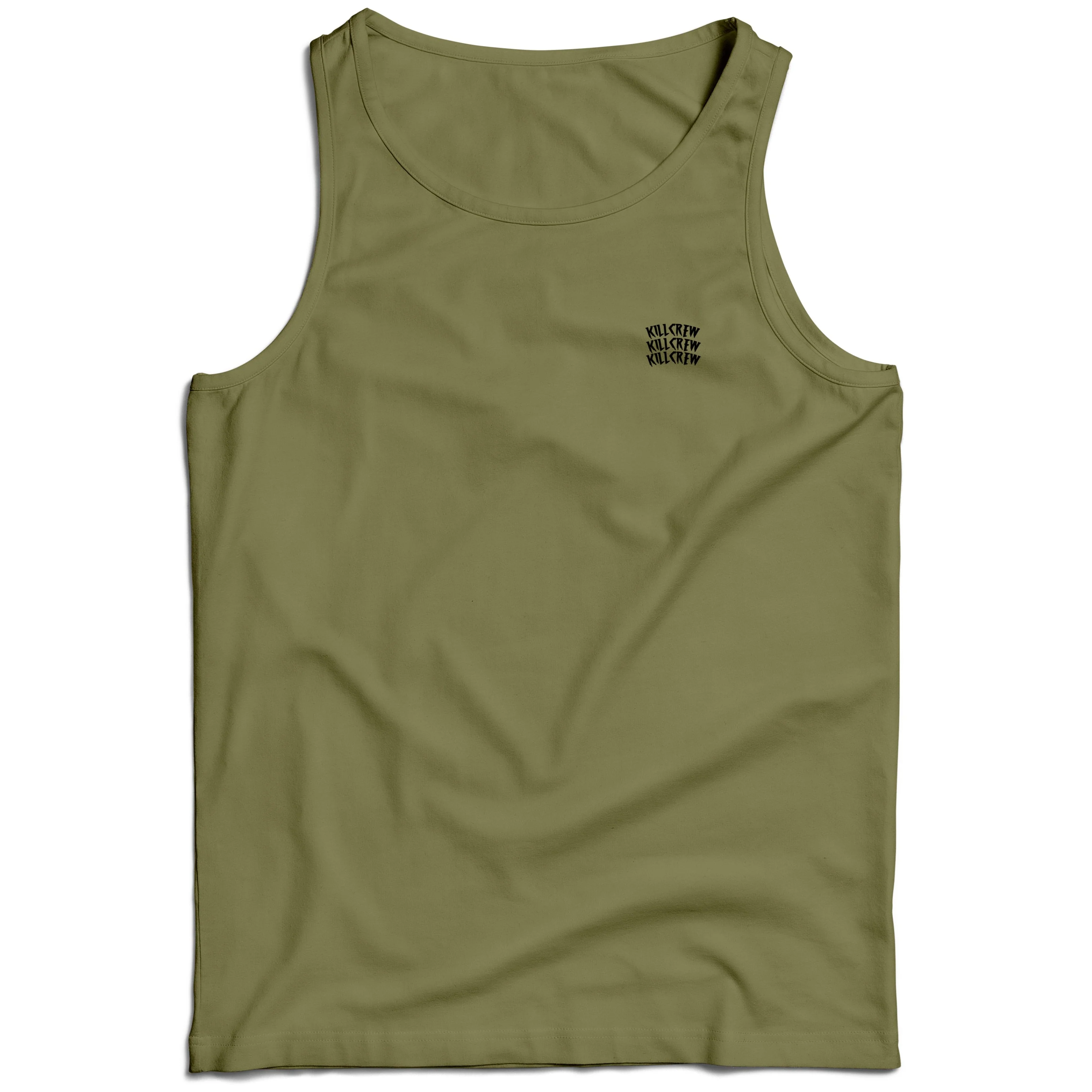 WAR WOLF TANK TOP - OLIVE / BLACK - Image 2