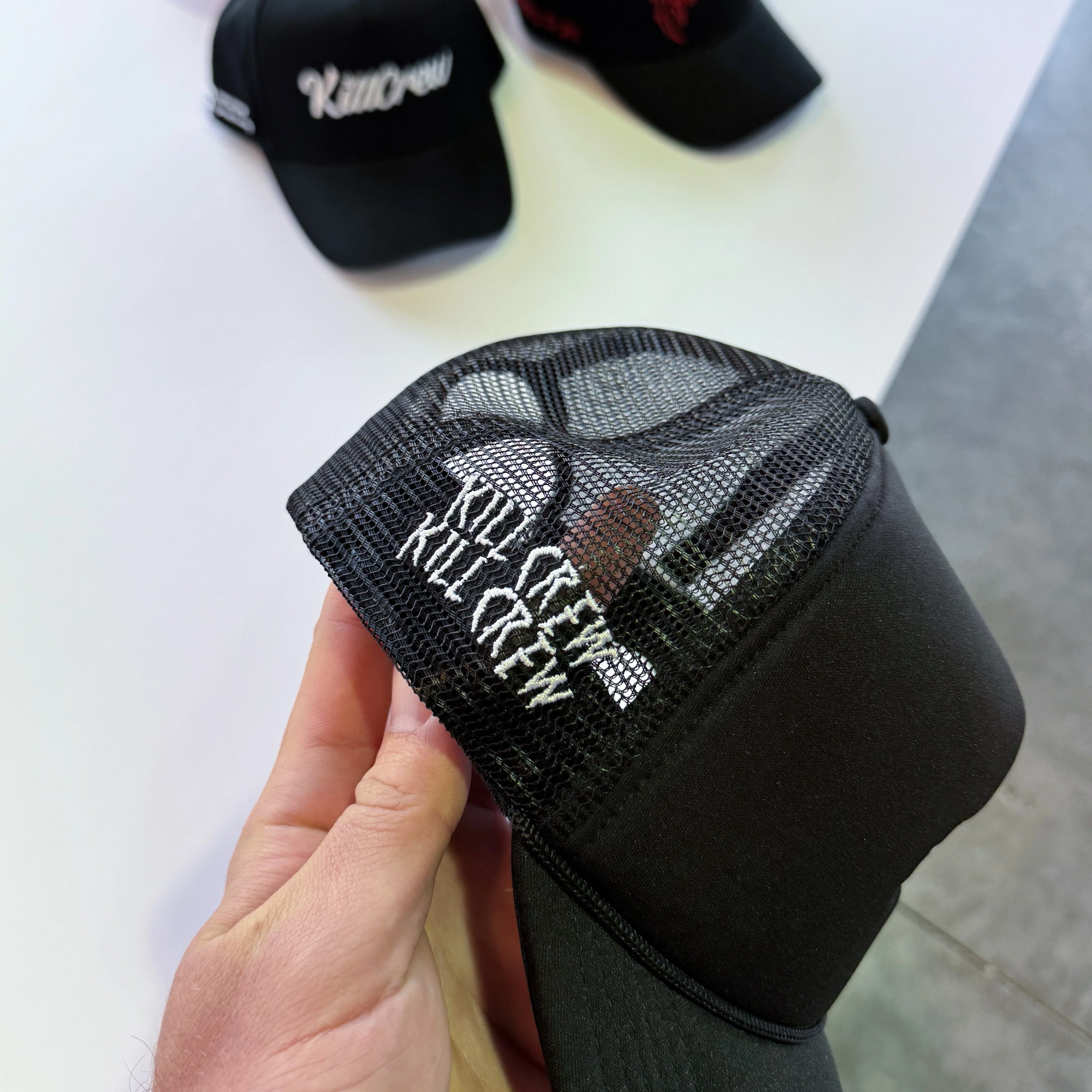 WAR WOLF FOAM TRUCKER HAT - BLACK - Image 3