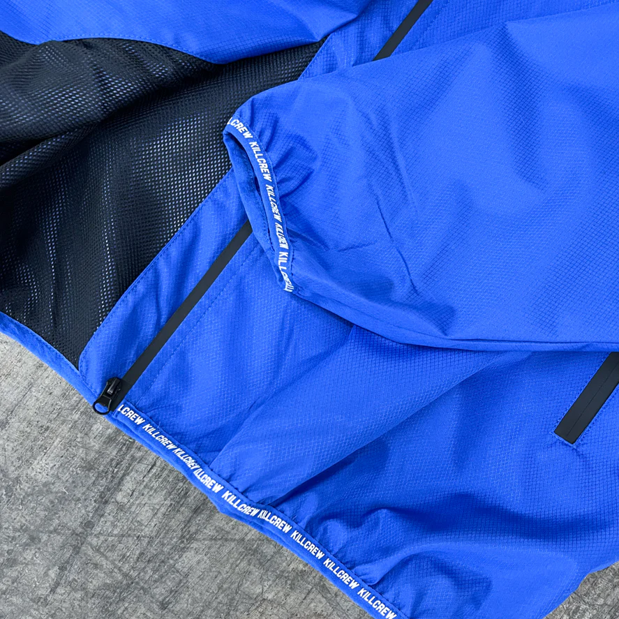 WOLF QUICK DRY WINDBREAKER - BLUE / WHITE - Image 3