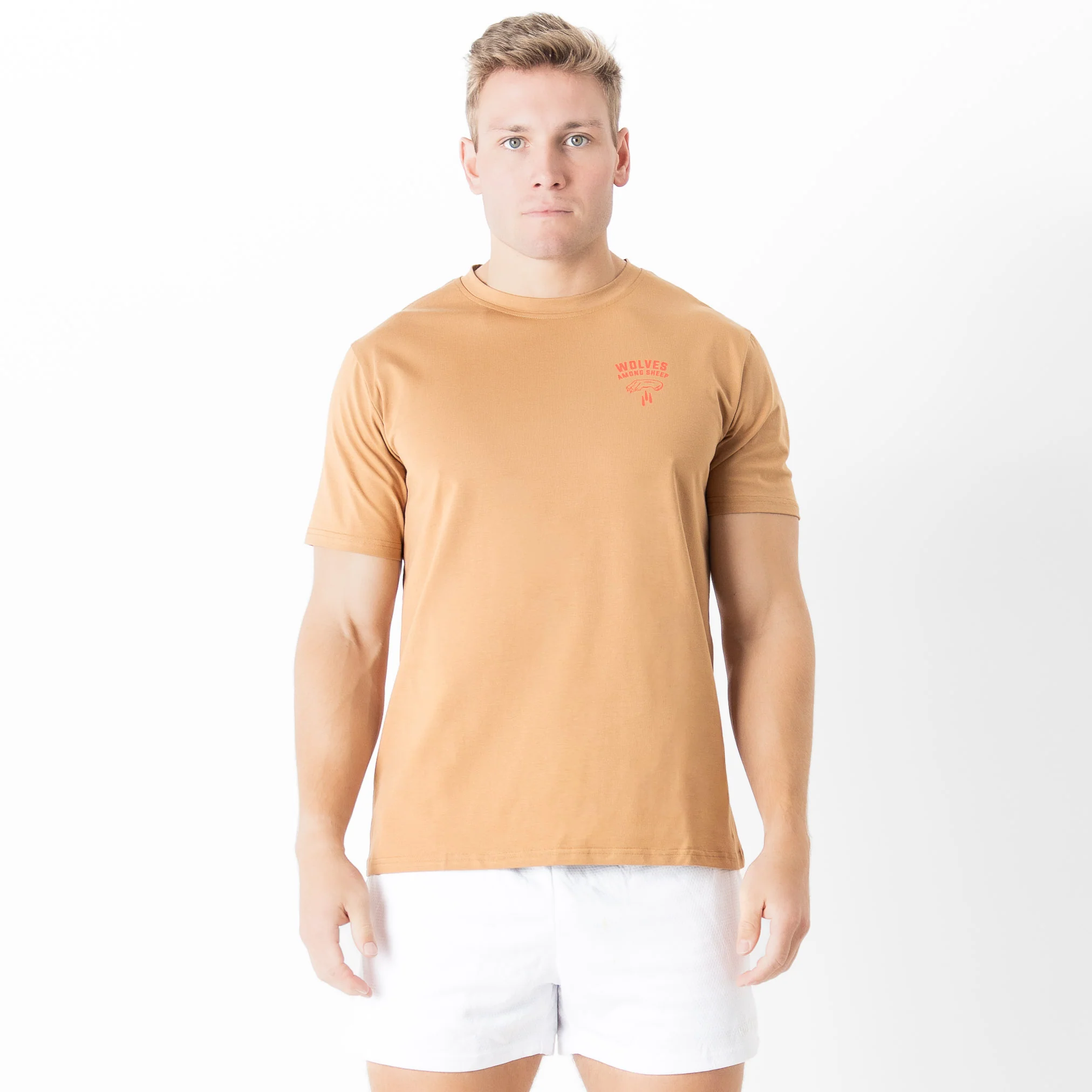 WOLVES AMONG SHEEP T-SHIRT v2 - SAND - Image 3