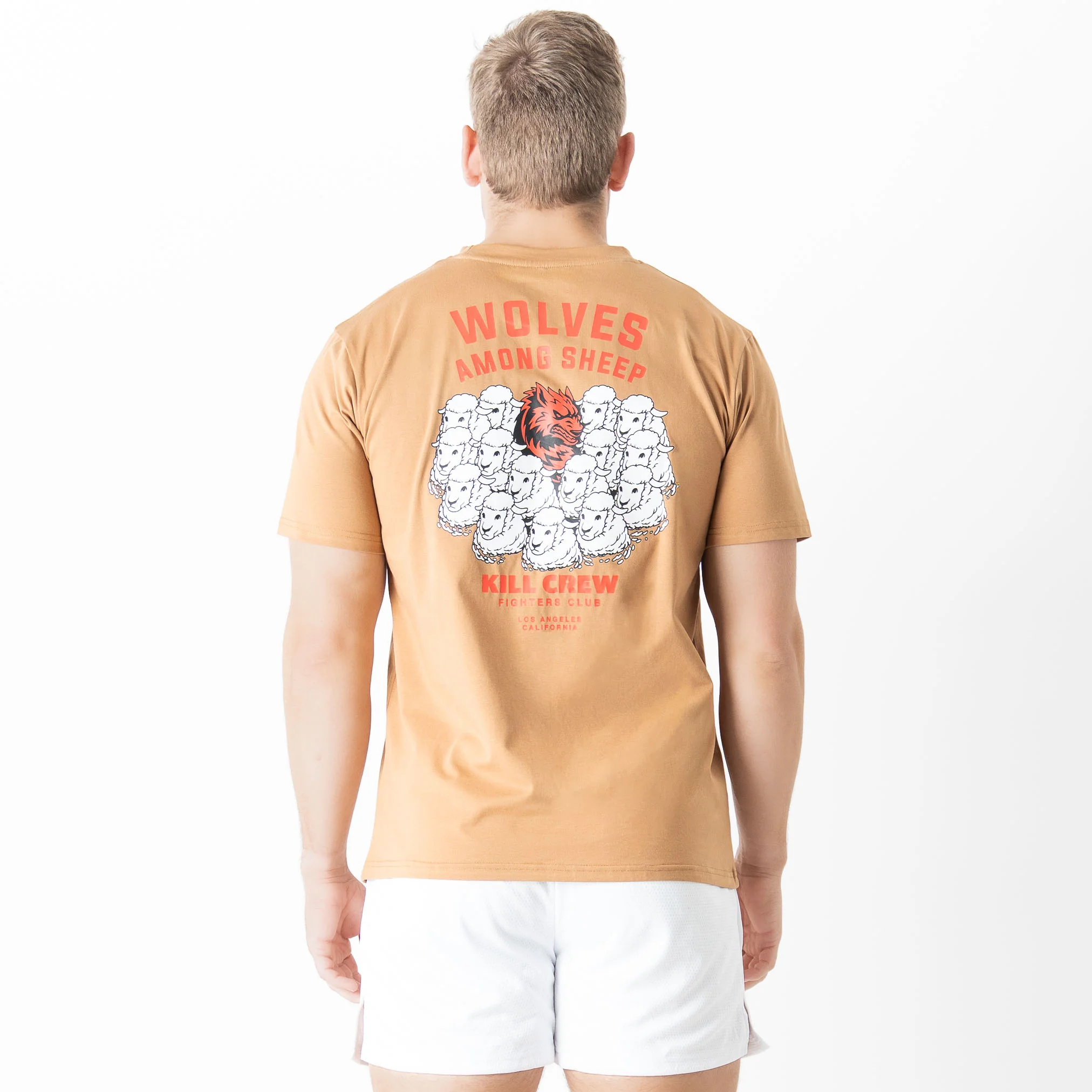 WOLVES AMONG SHEEP T-SHIRT v2 - SAND - Image 4
