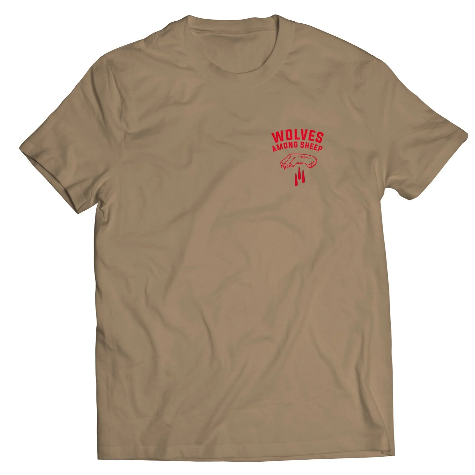WOLVES AMONG SHEEP T-SHIRT v2 - SAND - Image 7