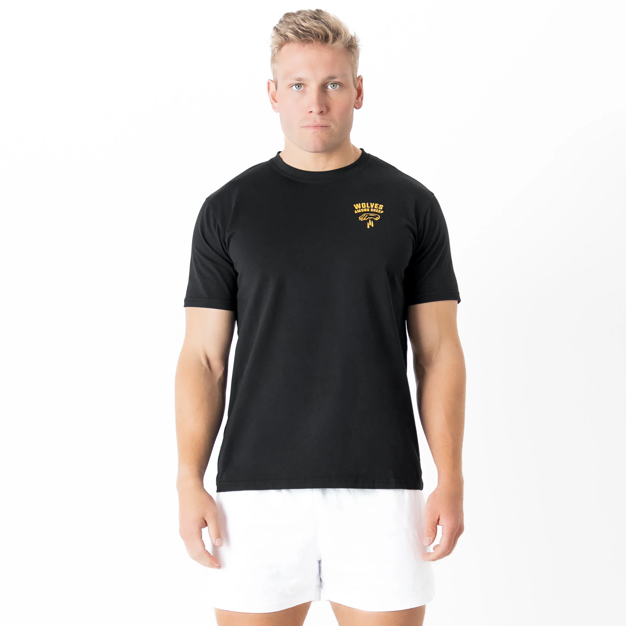 WOLVES AMONG SHEEP T-SHIRT v2 - YELLOW/BLACK - Image 3